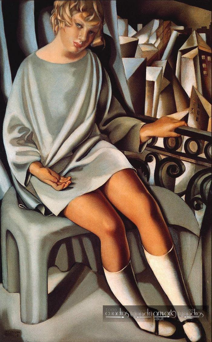 Kizette au balcon, Lempicka