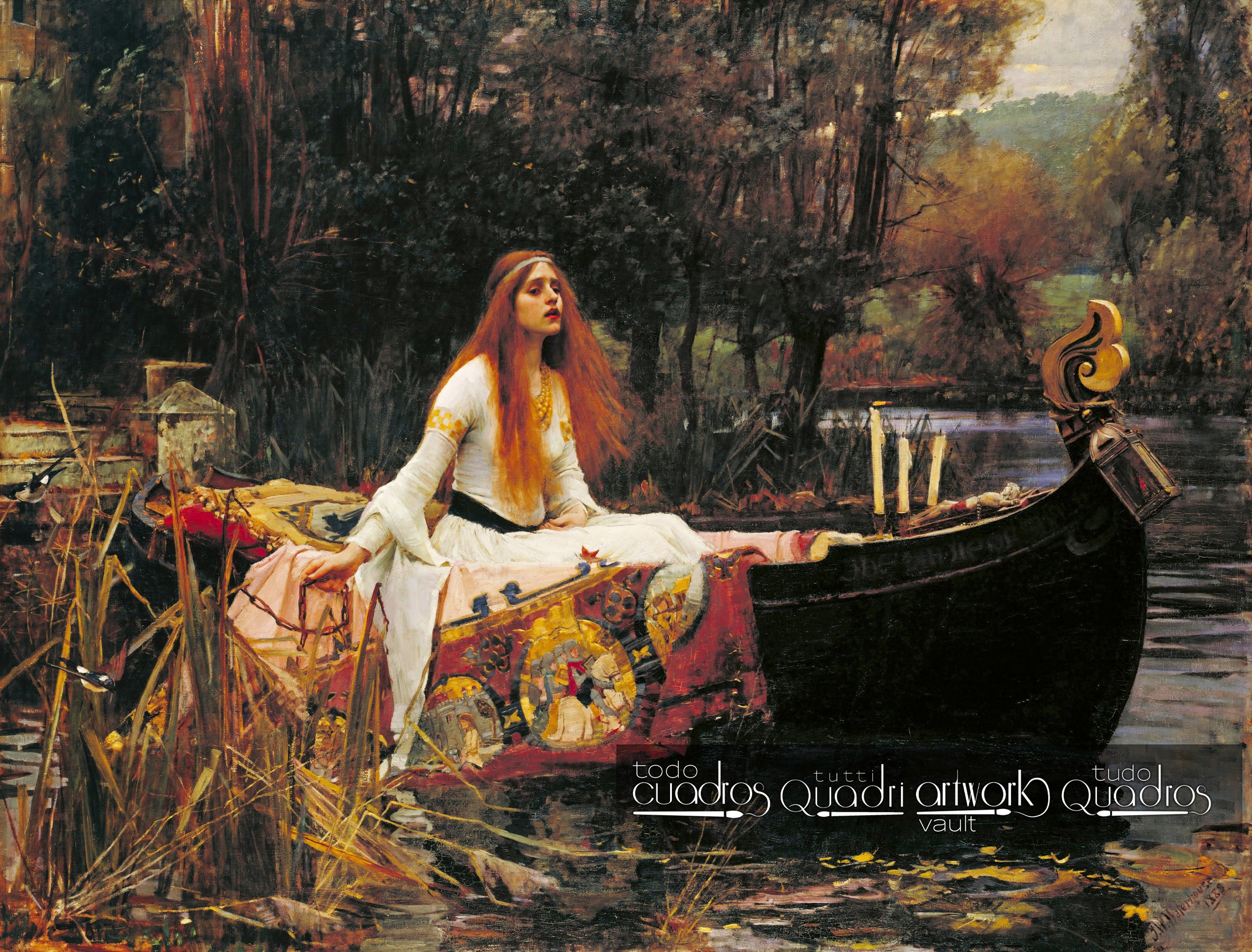 La Dame de Shalott, J. W. Waterhouse