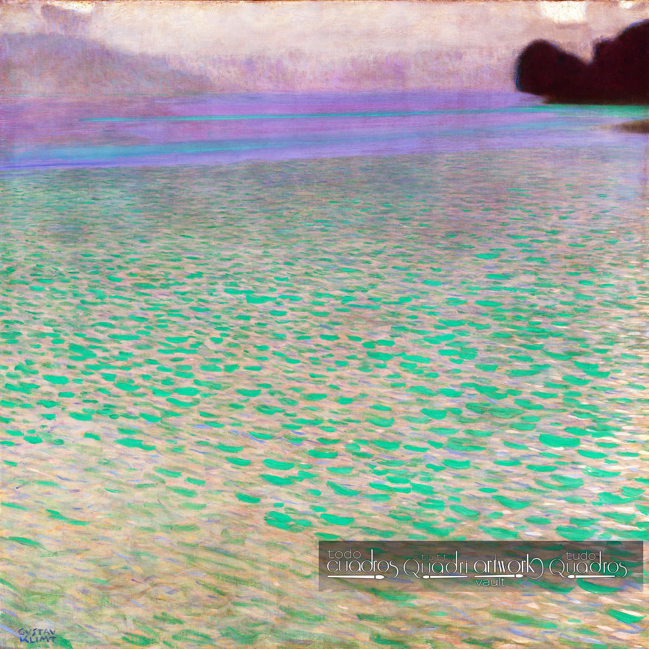 Lac Attersee, Klimt