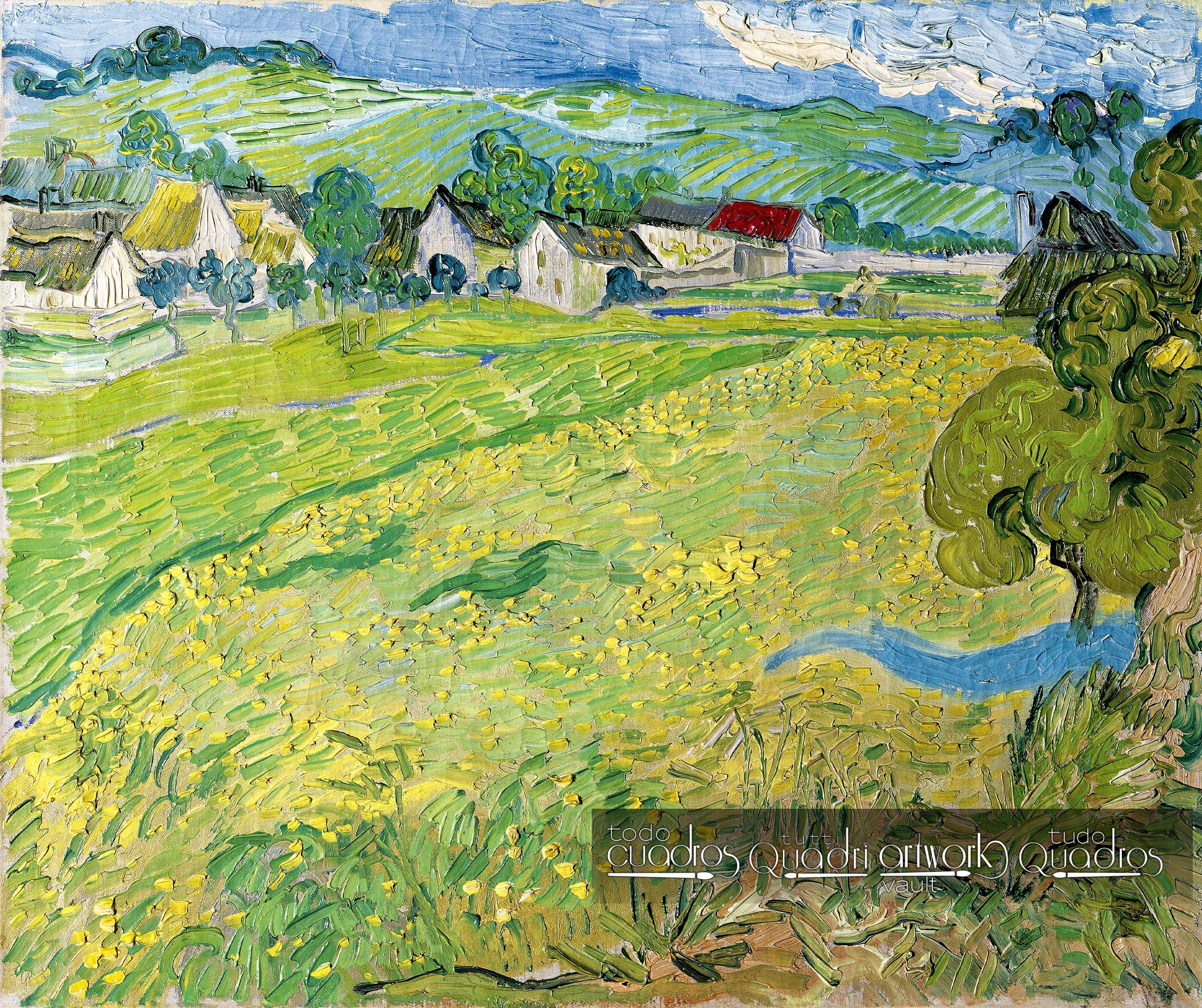 Les Vessenots à Auvers, Van Gogh