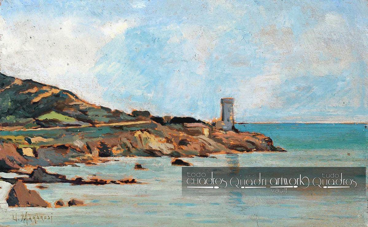 Vue de la tour de Livourne, <span class="nobr">Ugo Maranesi</span>