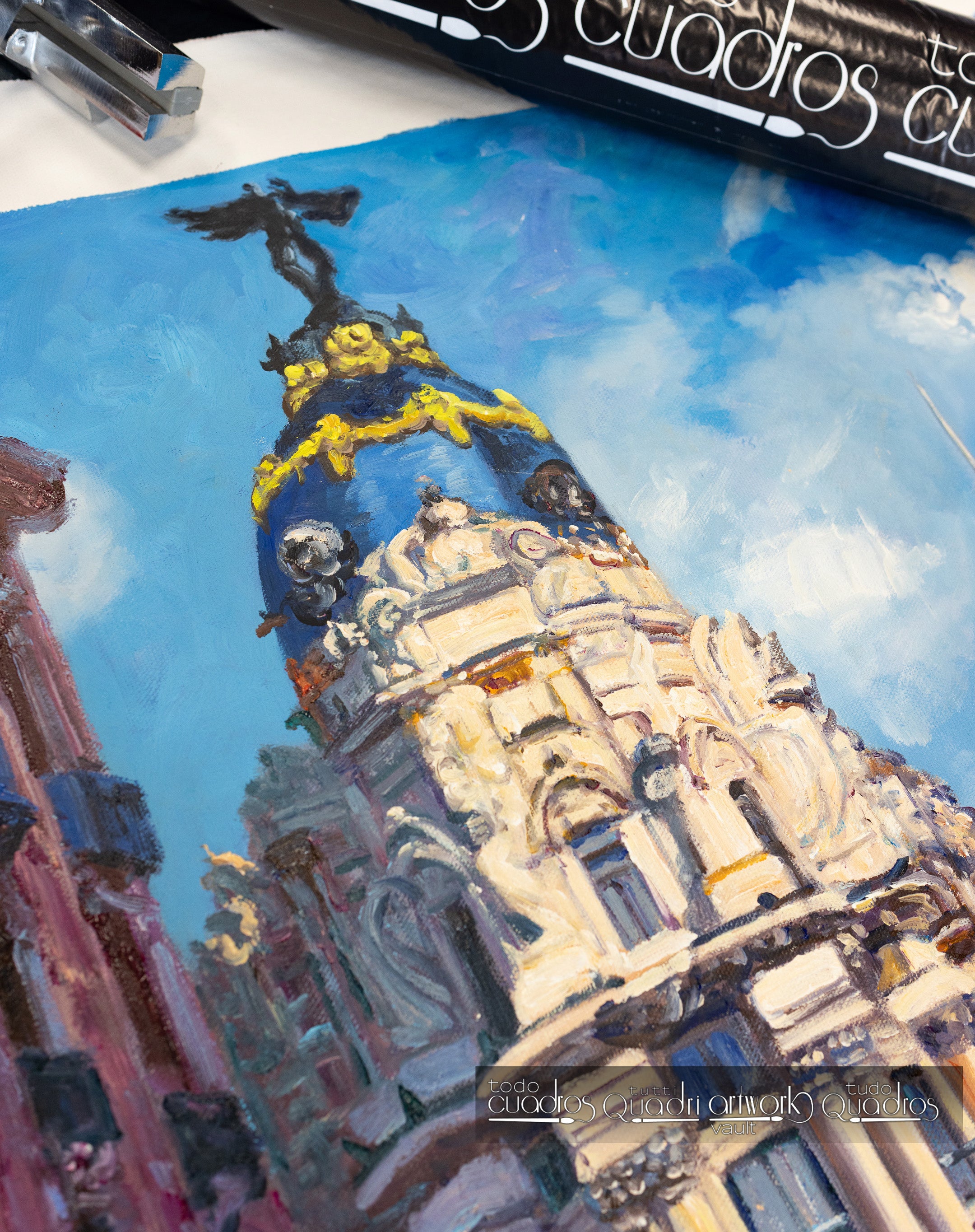 Madrid en mouvement, style Monet