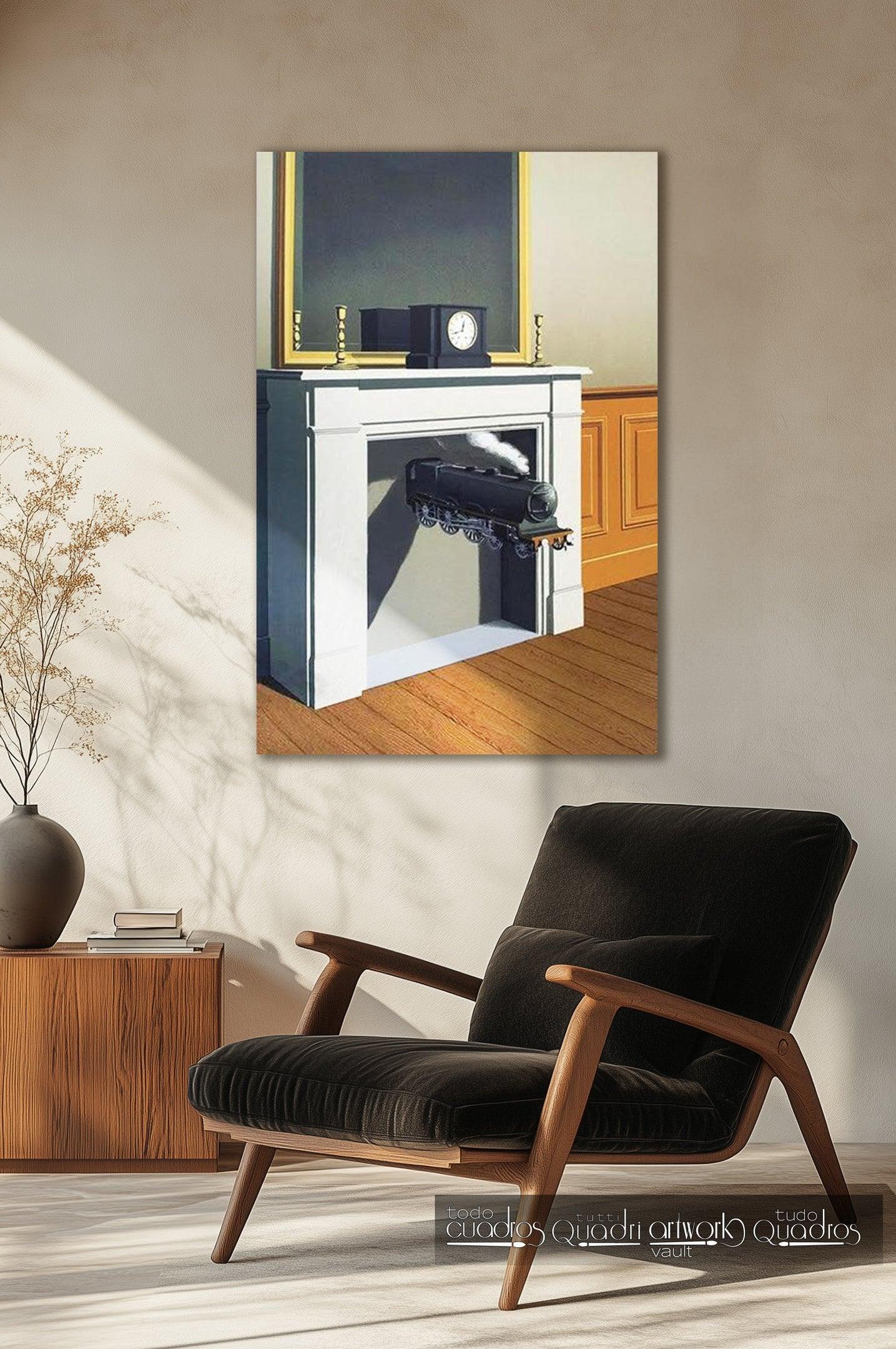 La Durée poignardée, Magritte