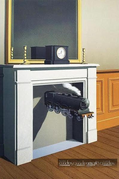 La Durée poignardée, Magritte