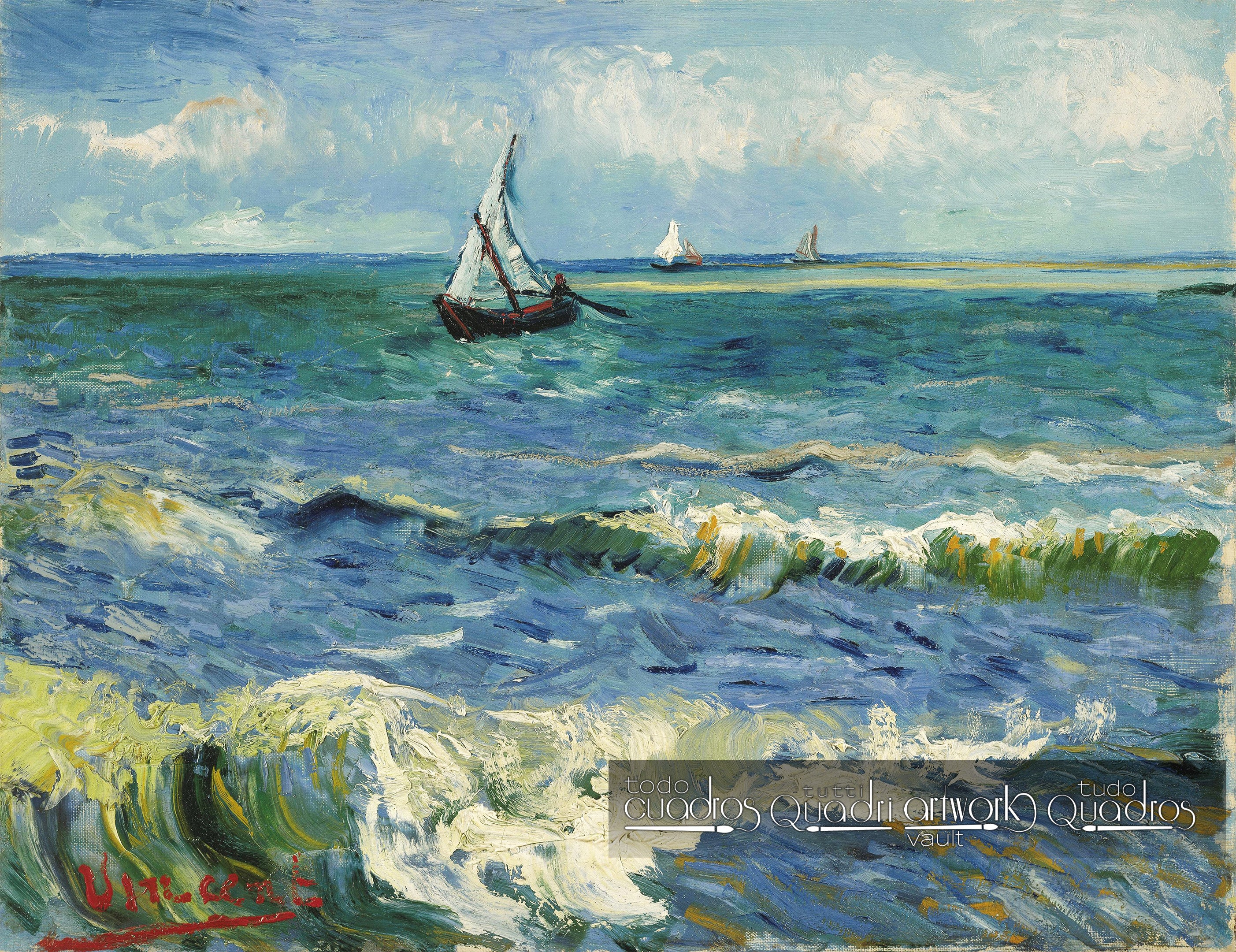 Marine Les Saintes Maries de la Mer, Van Gogh