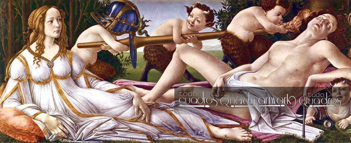 Vénus et Mars, Botticelli