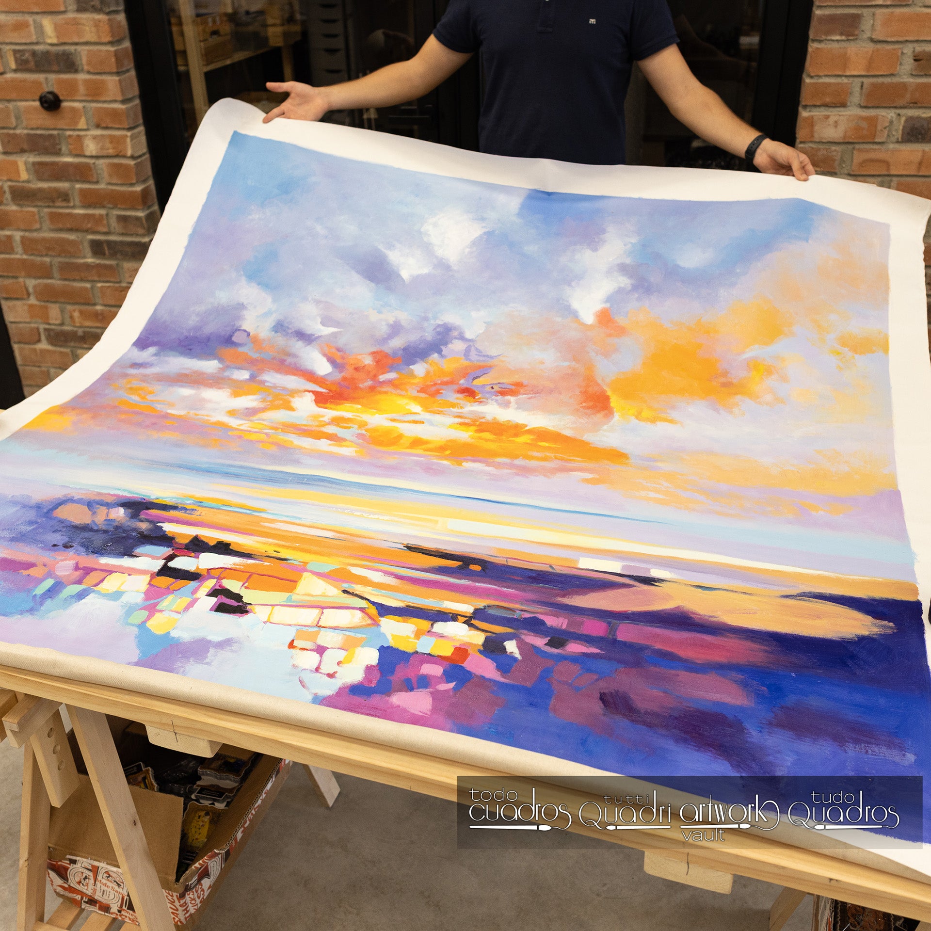 Crépuscule d’Ibiza, huile