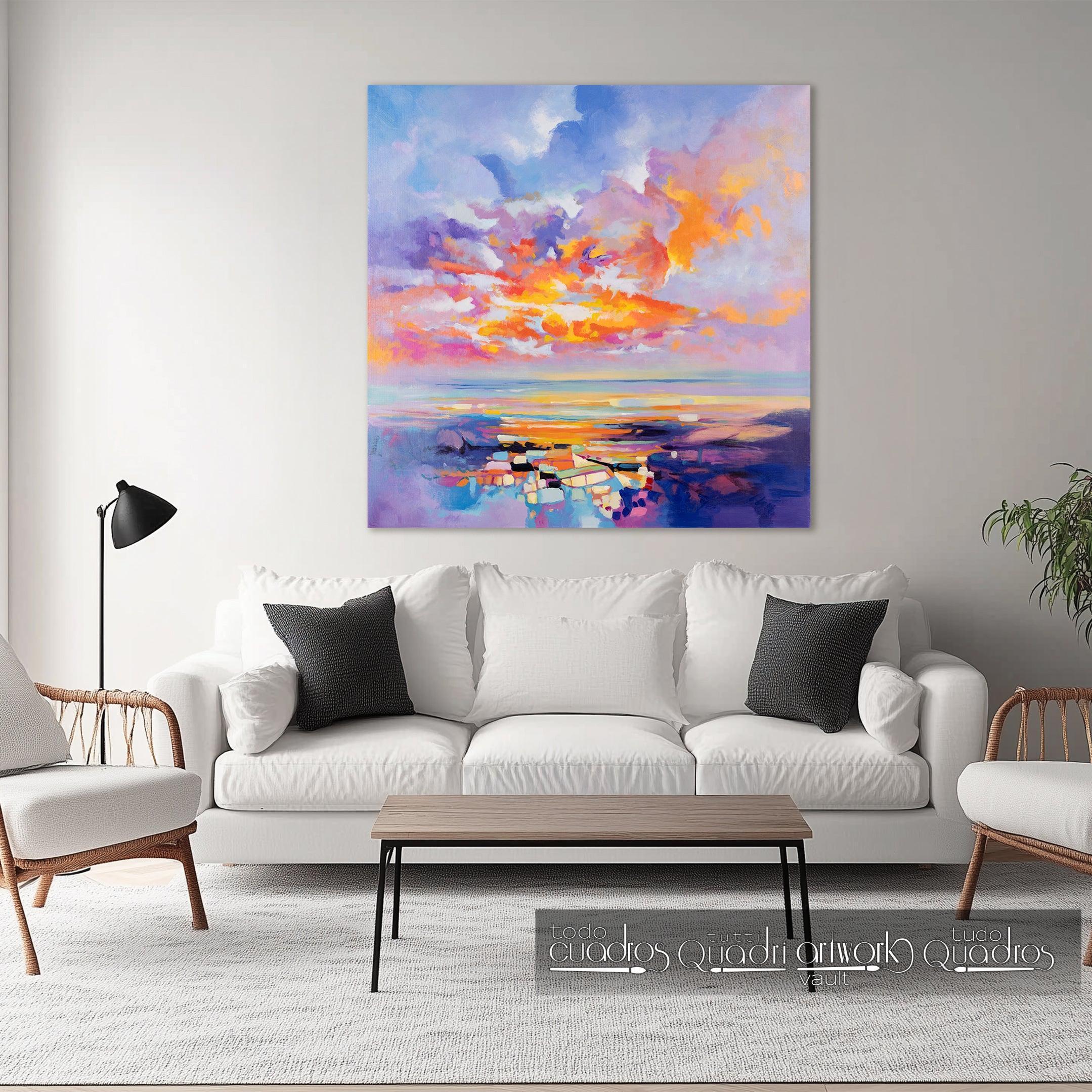 Crépuscule d’Ibiza, huile