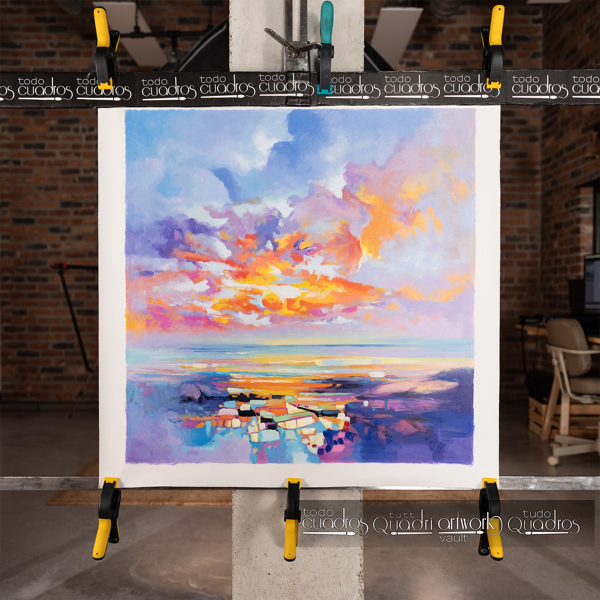 Crépuscule d’Ibiza, huile