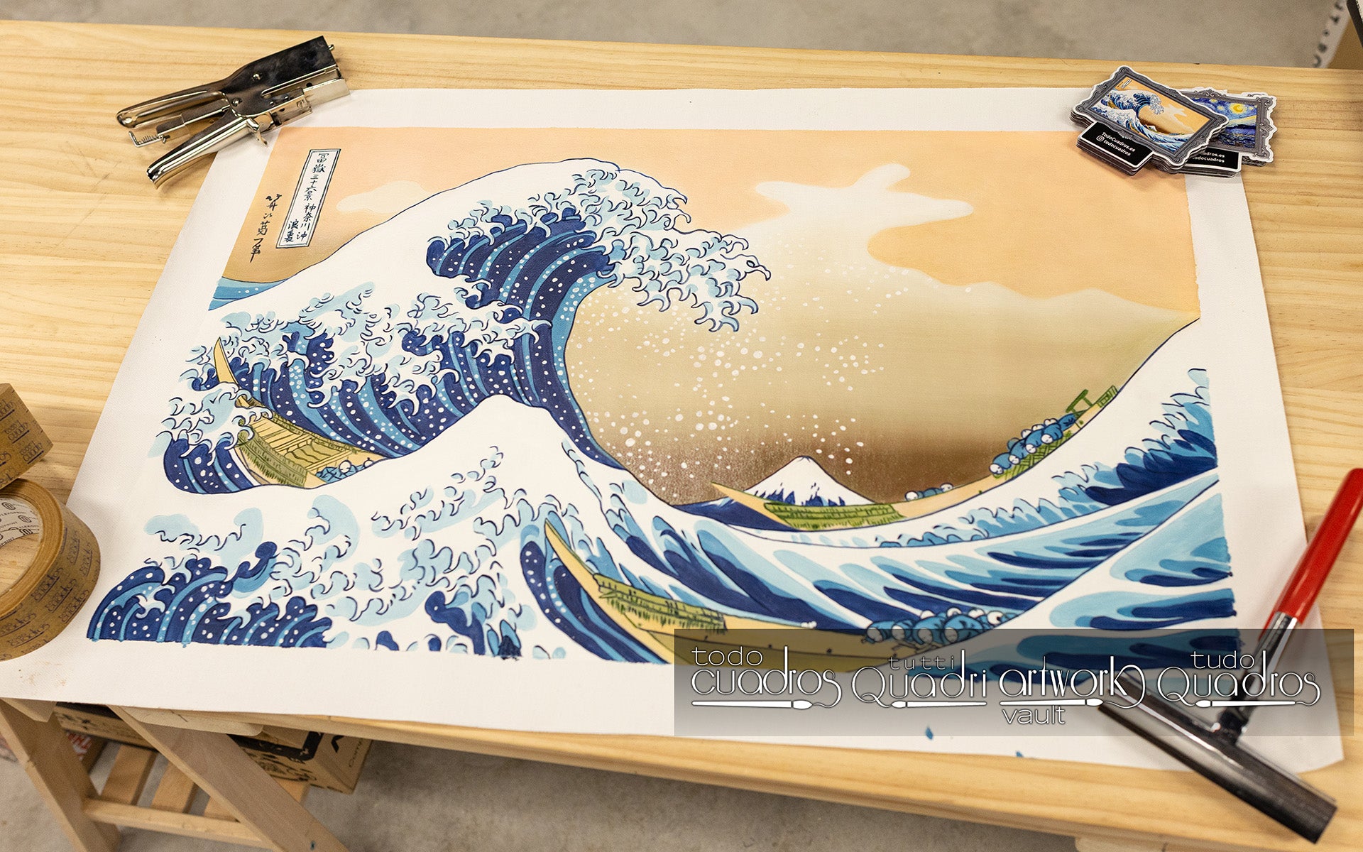La Grande Vague de Kanagawa, Hokusai
