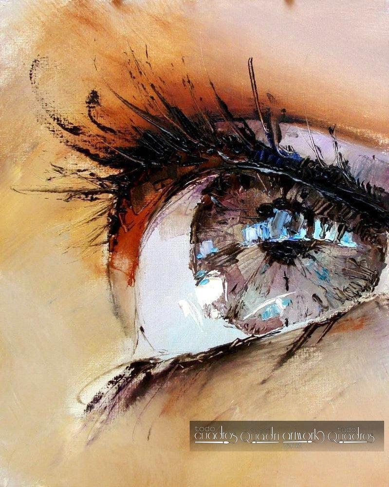 Œil de femme, huile
