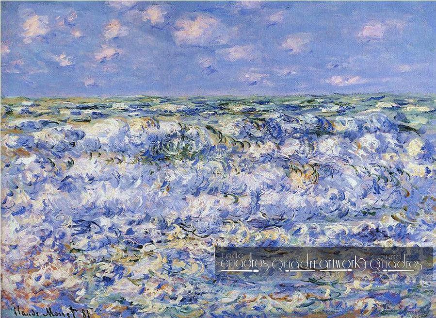 Vagues déferlantes, Monet