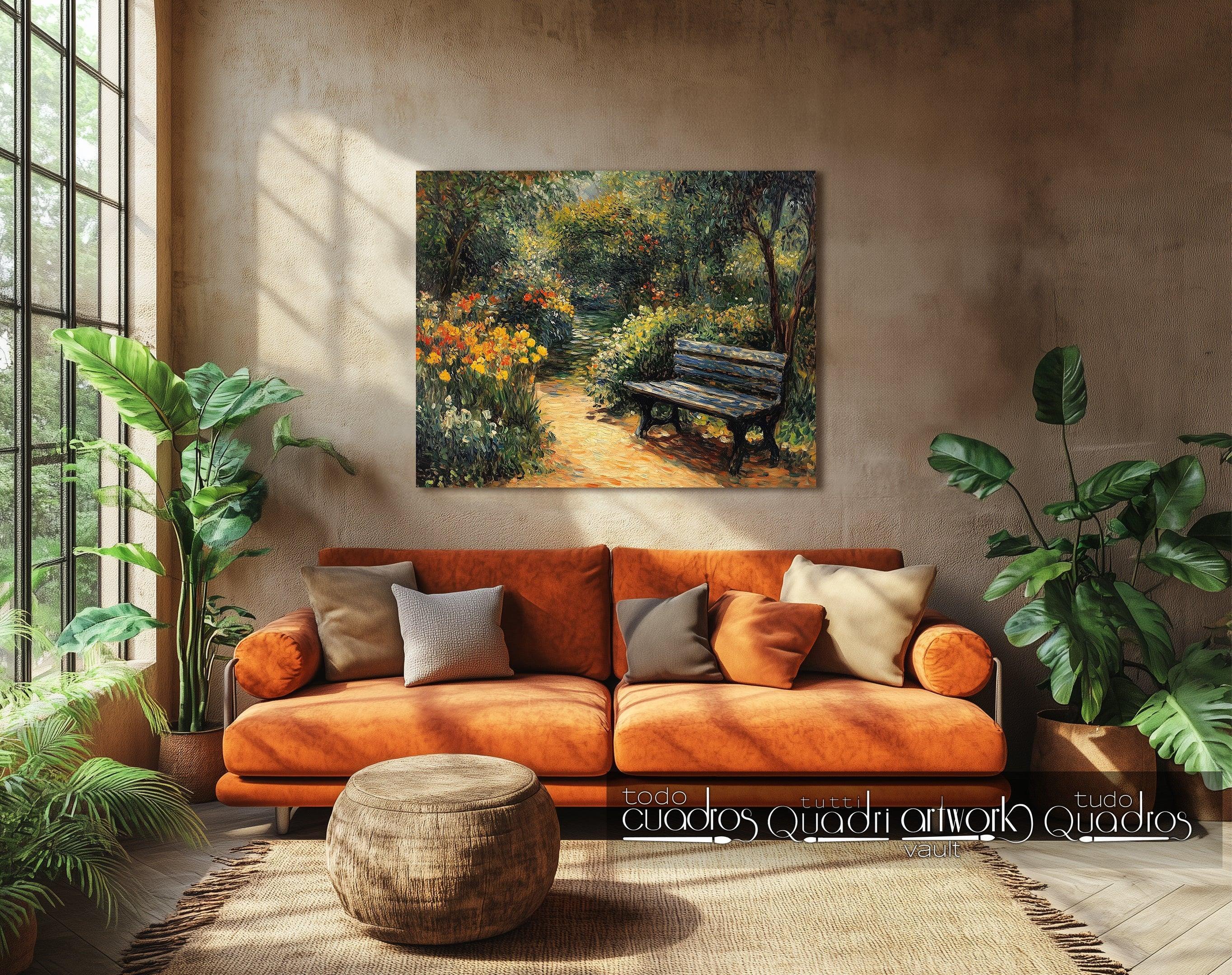 Le jardin de Van Gogh, style Van Gogh