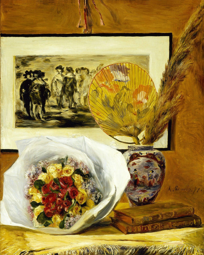 Nature morte et bouquet, Renoir