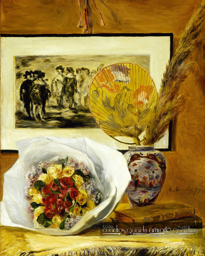 Nature morte et bouquet, Renoir