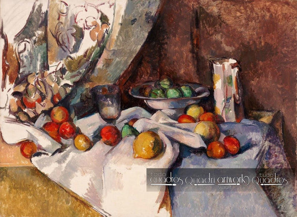 Nature morte aux pommes, Cézanne