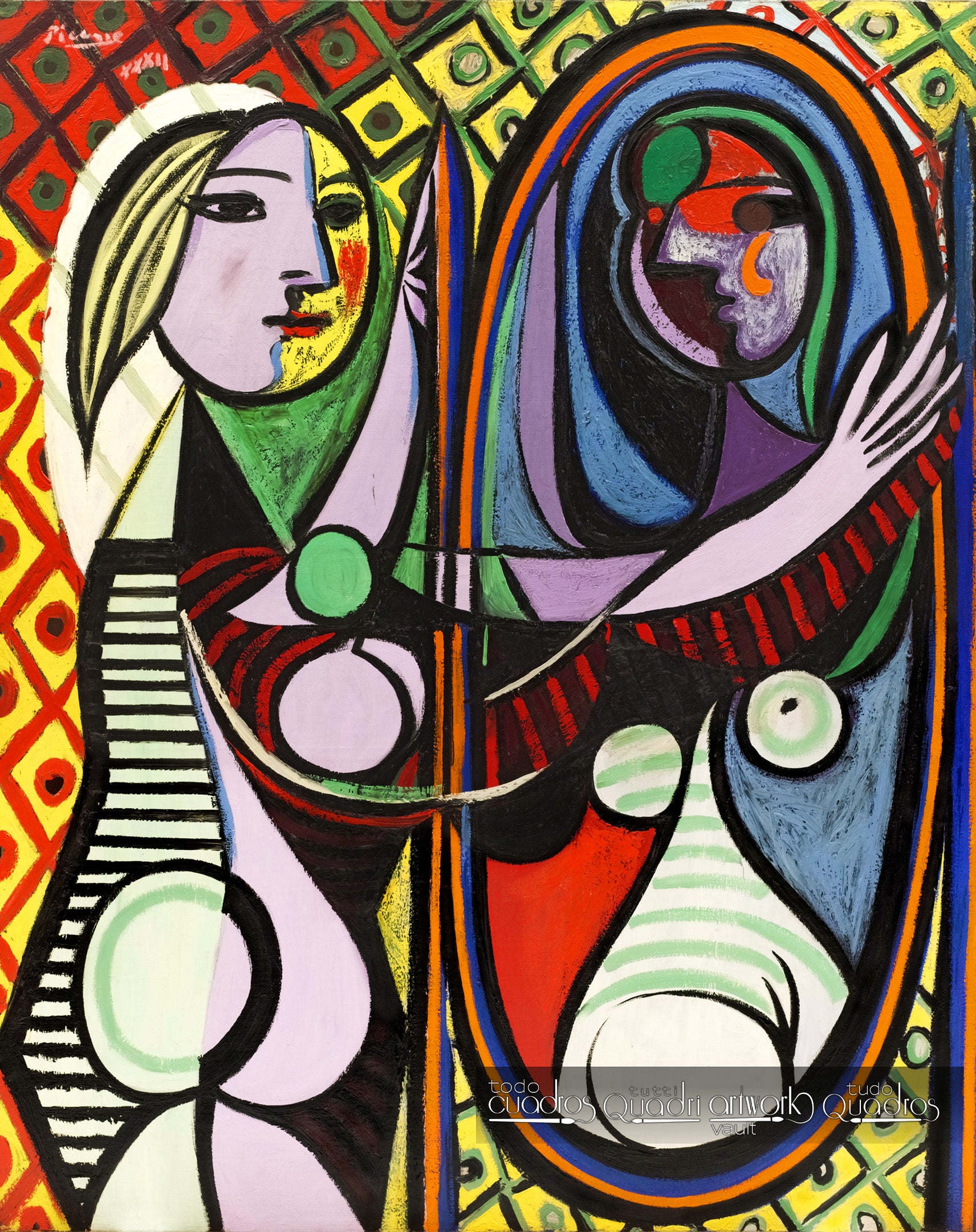 Jeune fille devant un miroir, Picasso