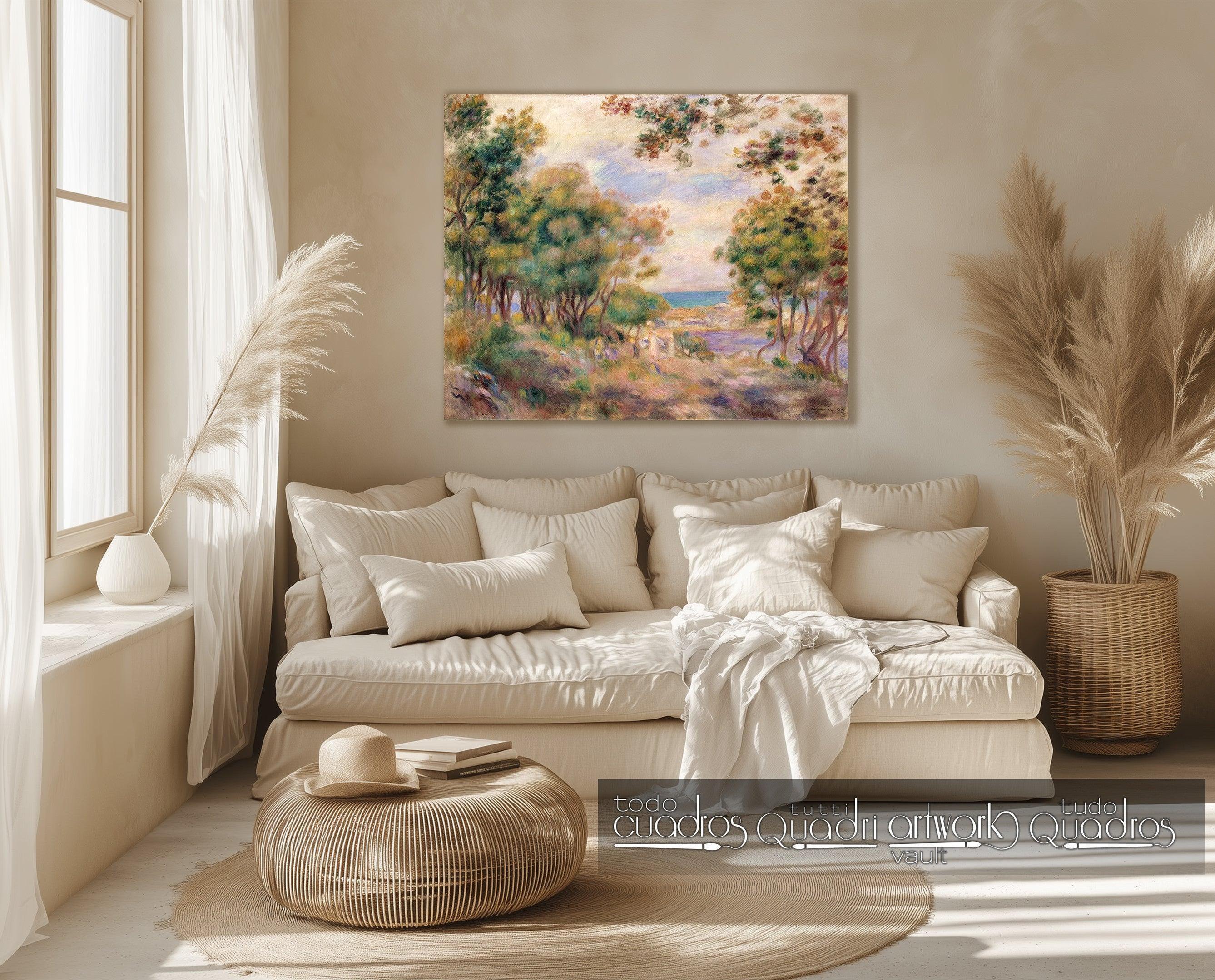 Paysage à Beaulieu, Renoir