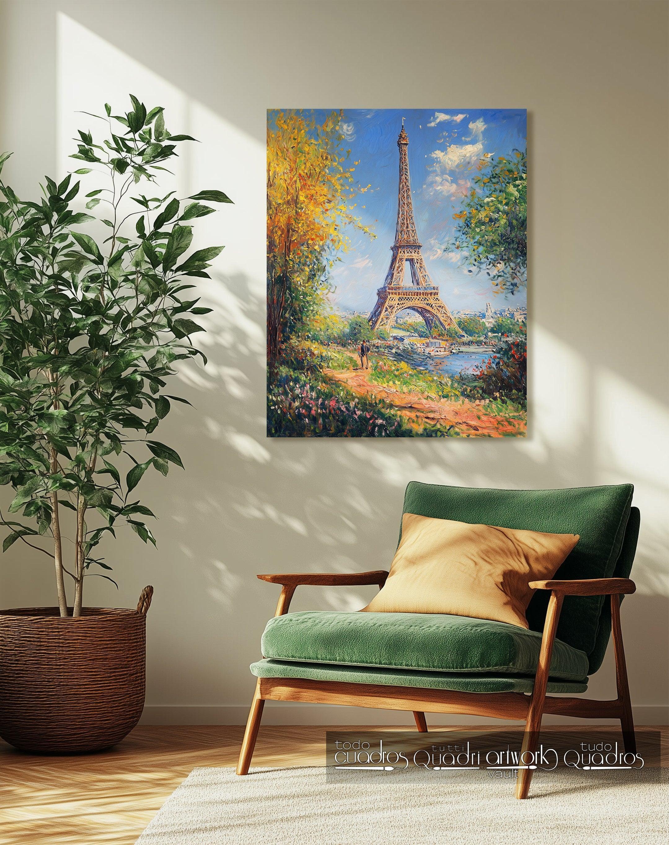 Les jardins de Paris, style Monet