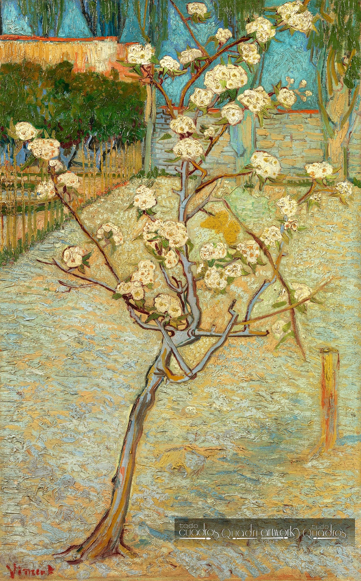 Petit poirier en fleurs, Van Gogh
