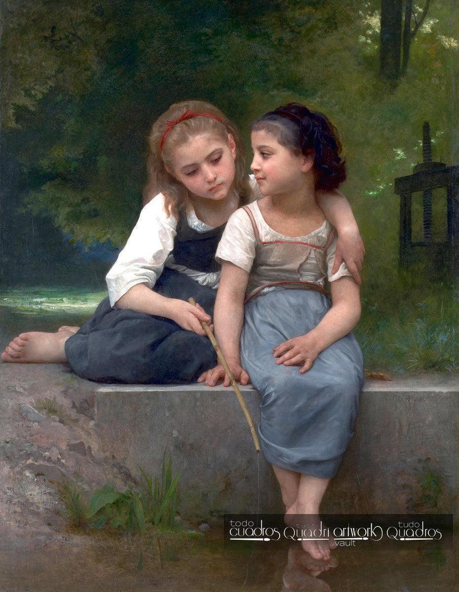 Pêche pour les grenouilles, Bouguereau