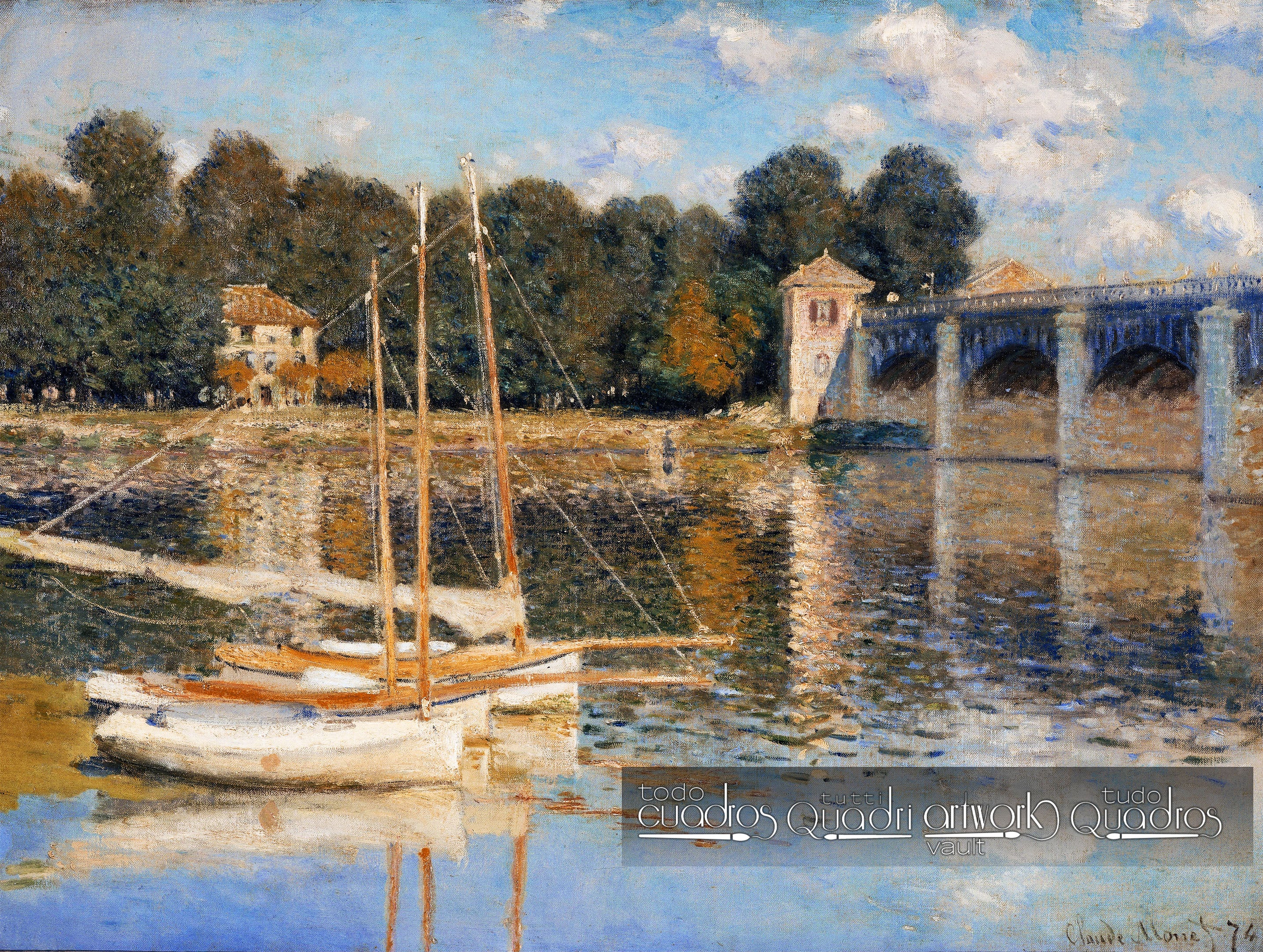 Le Pont d'Argenteuil, Monet
