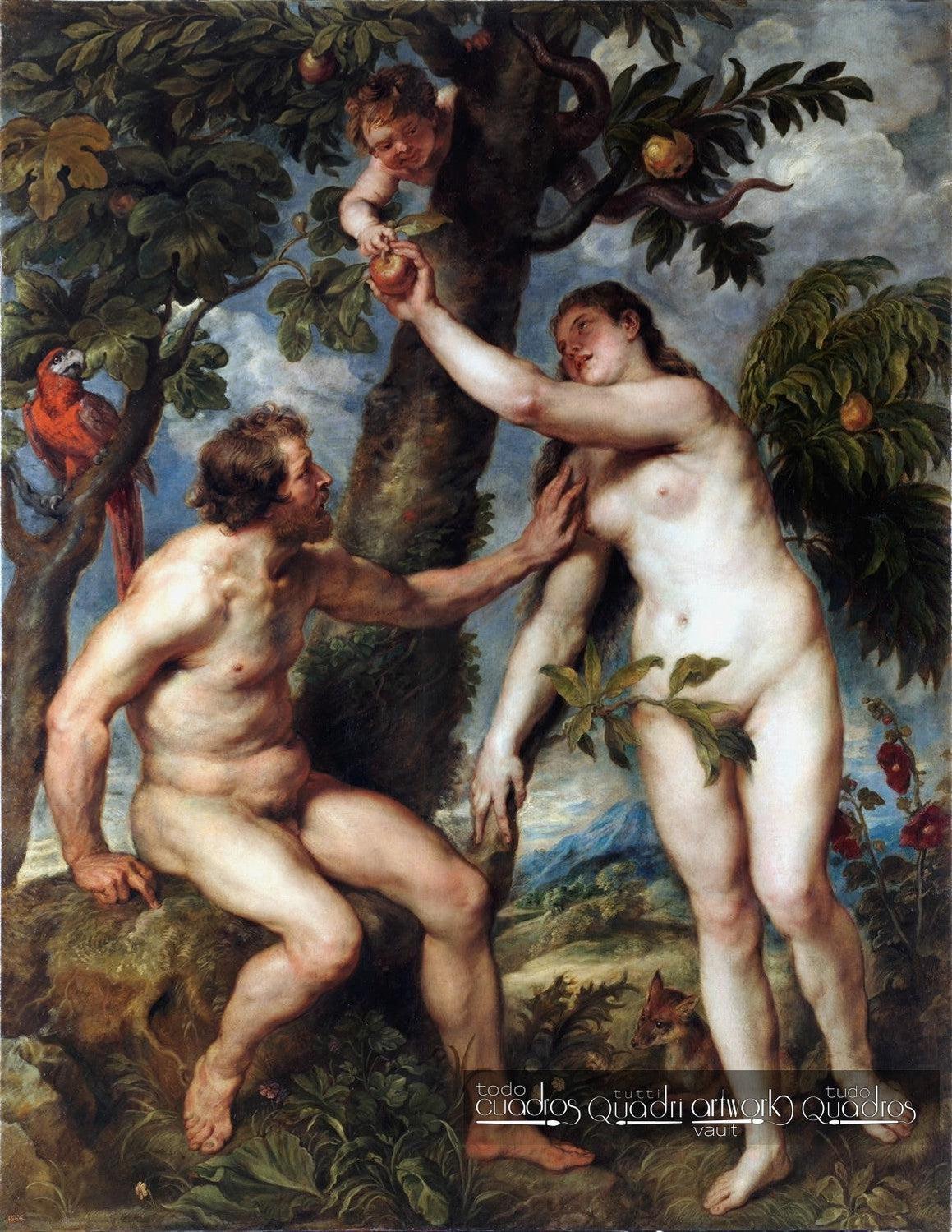 Adam et Ève, Rubens