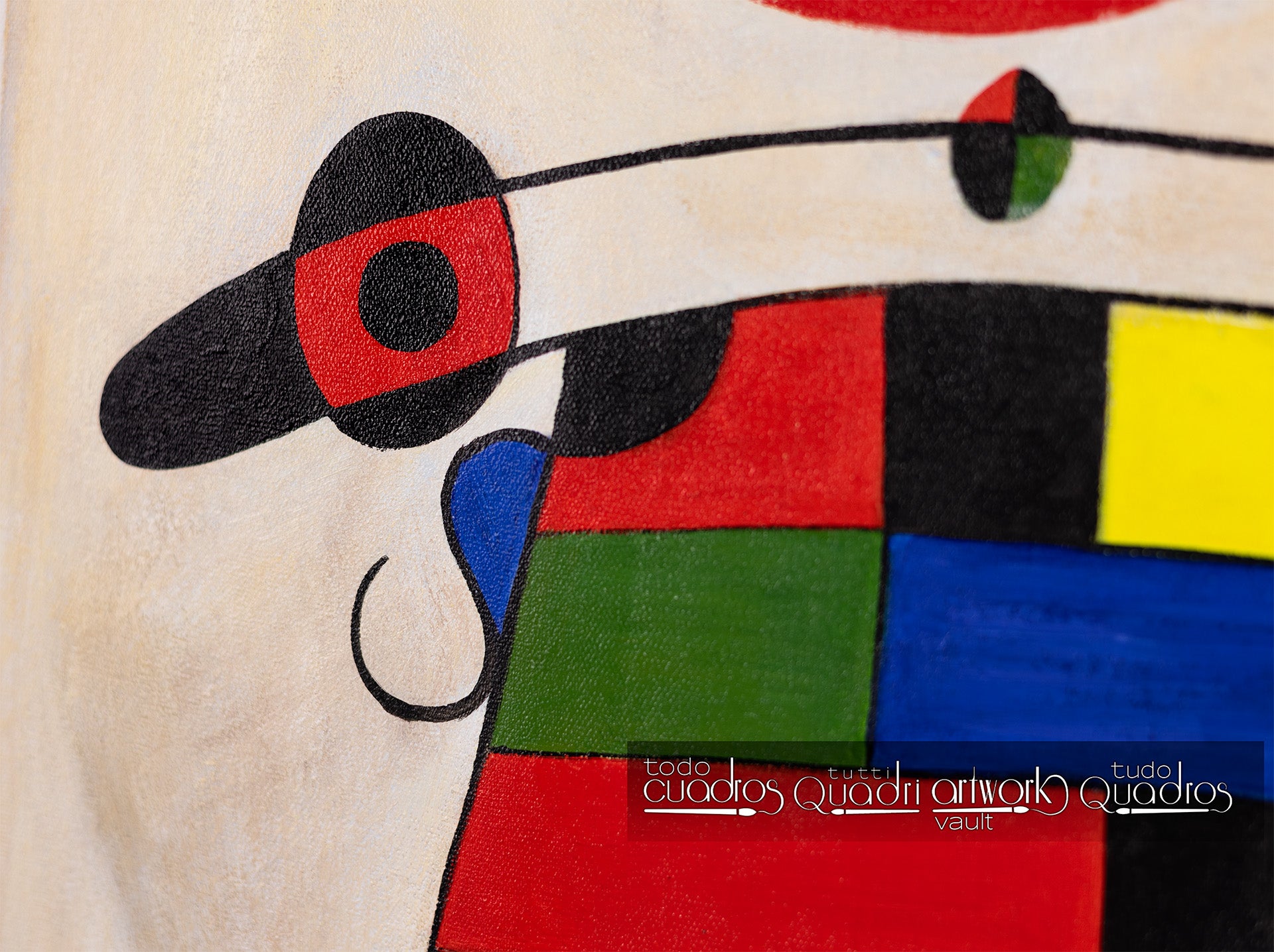 Le sourire des ailes flamboyantes, Miró