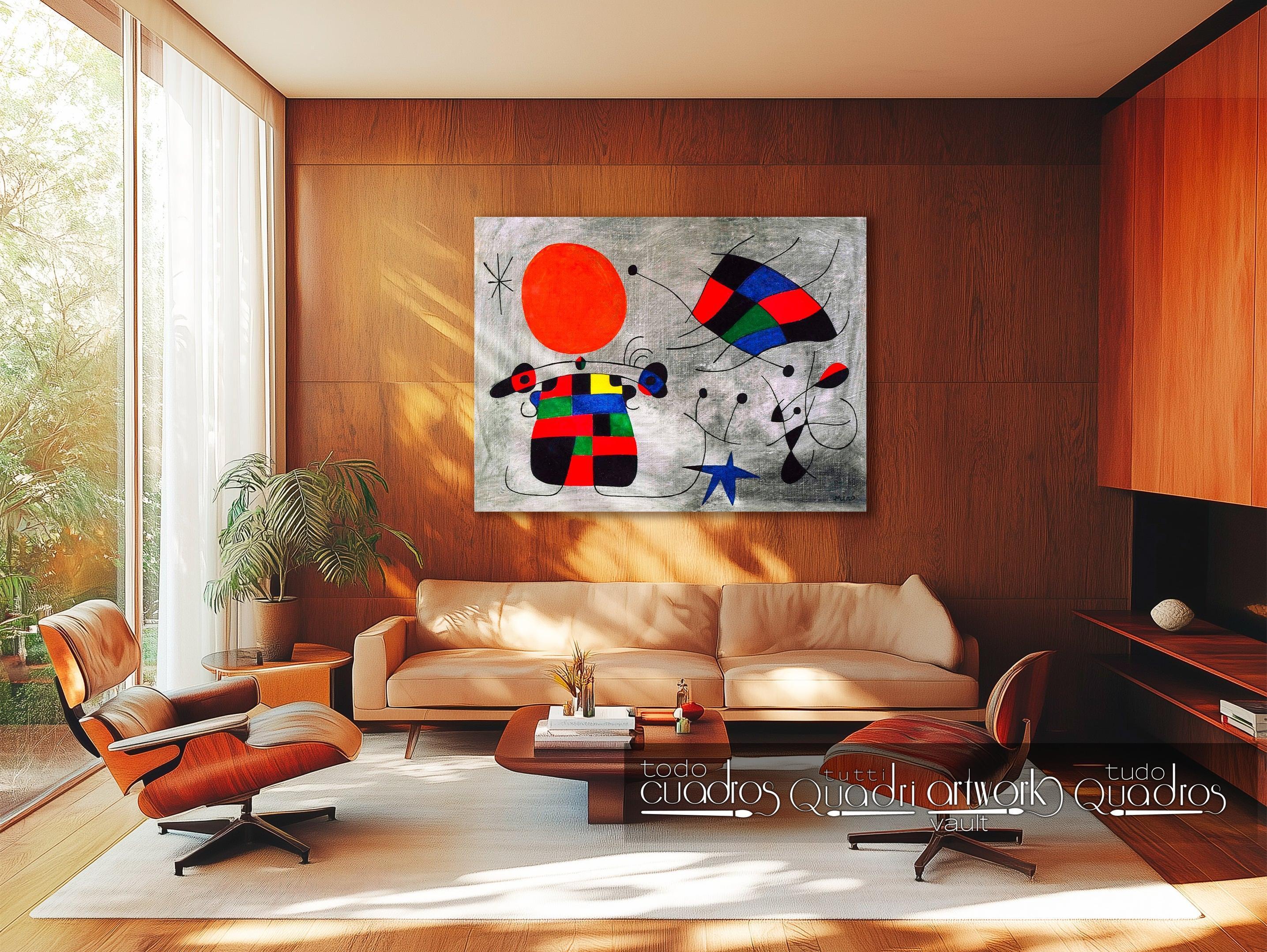 Le sourire des ailes flamboyantes, Miró