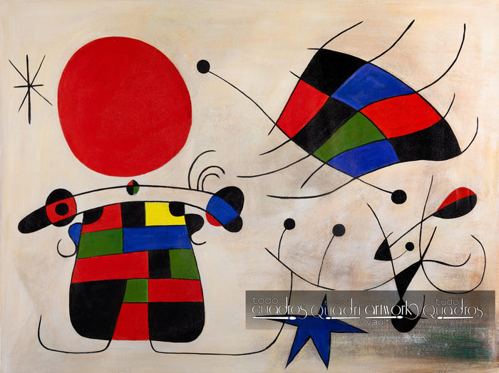 Le sourire des ailes flamboyantes, Miró