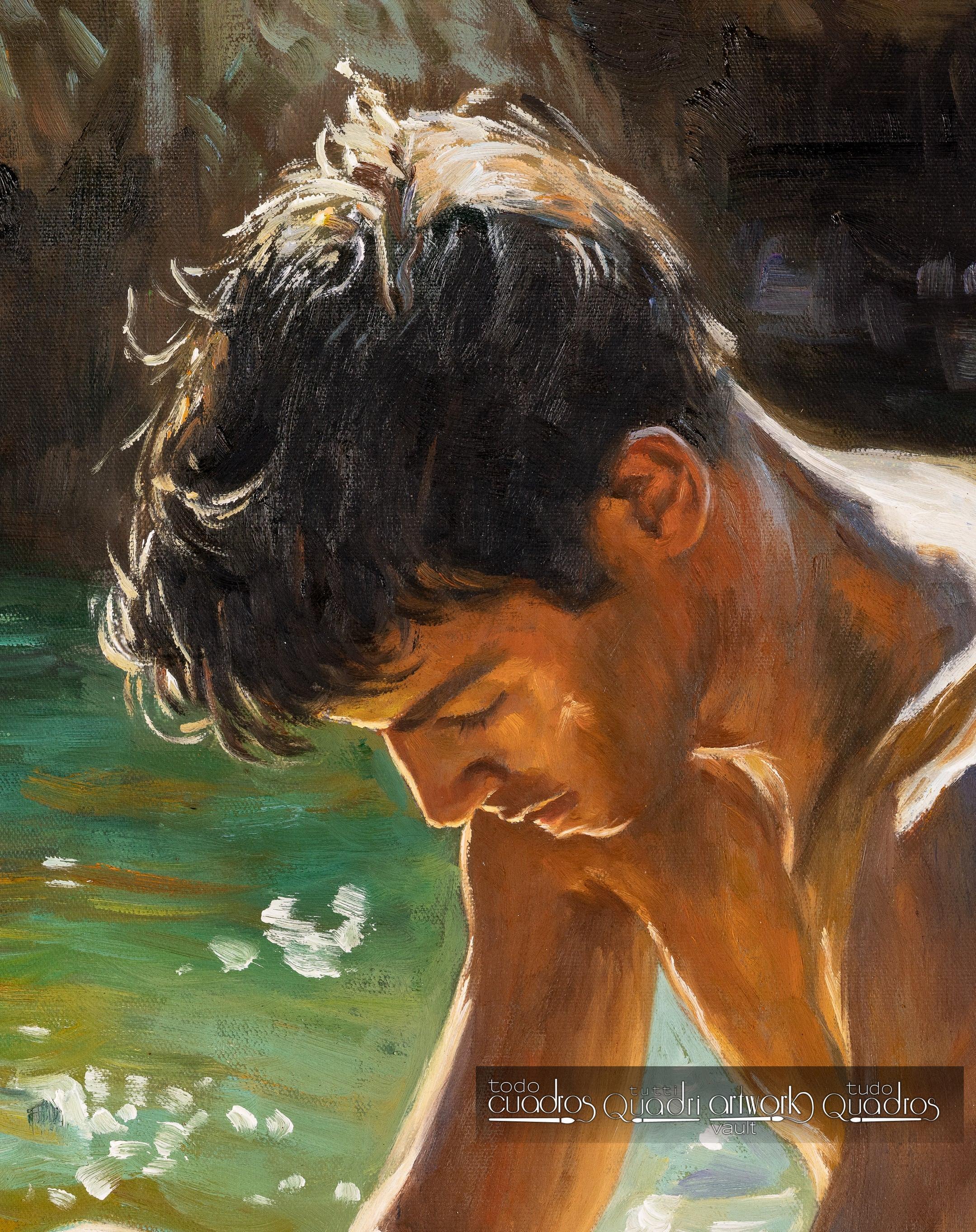 Sous le soleil de la crique, style Sorolla
