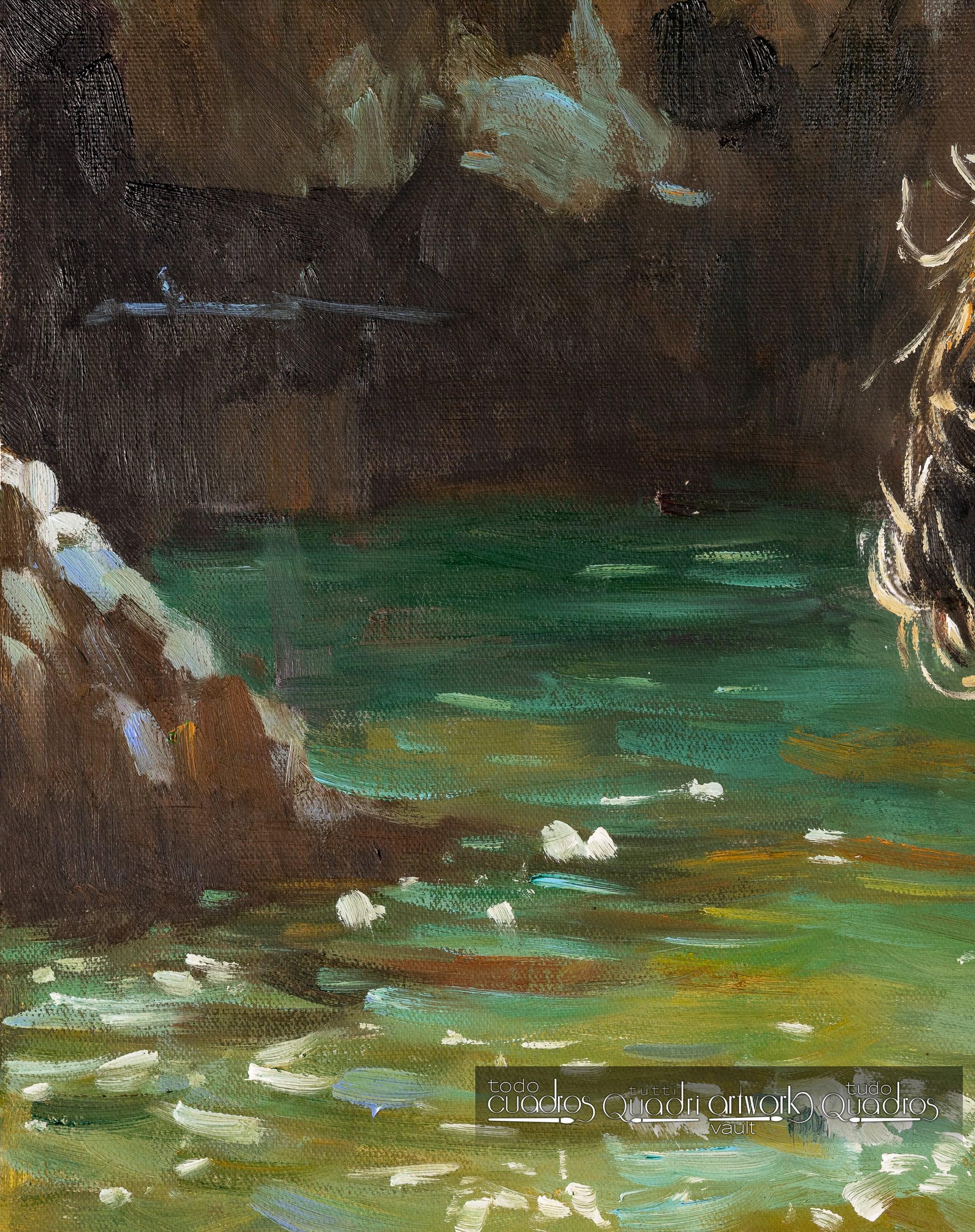 Sous le soleil de la crique, style Sorolla