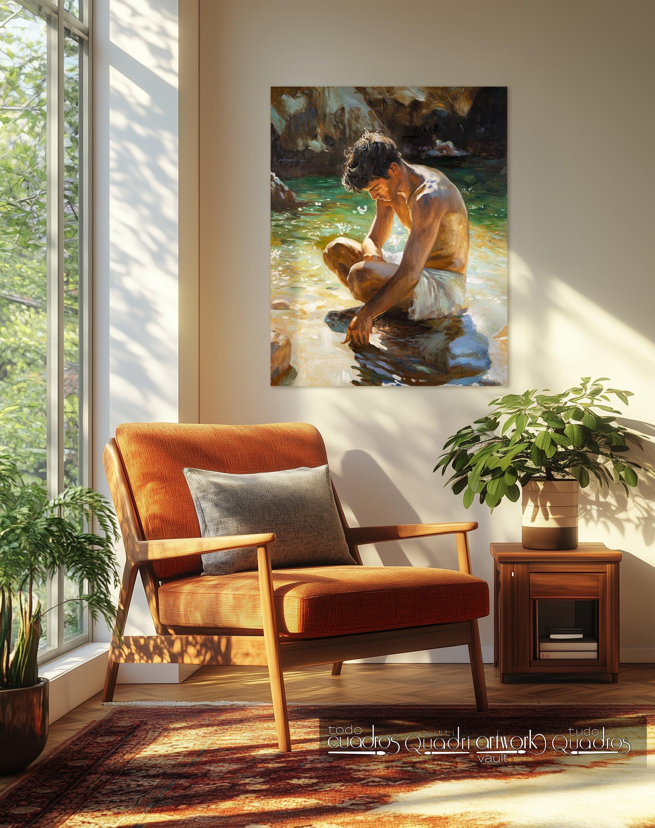 Sous le soleil de la crique, style Sorolla