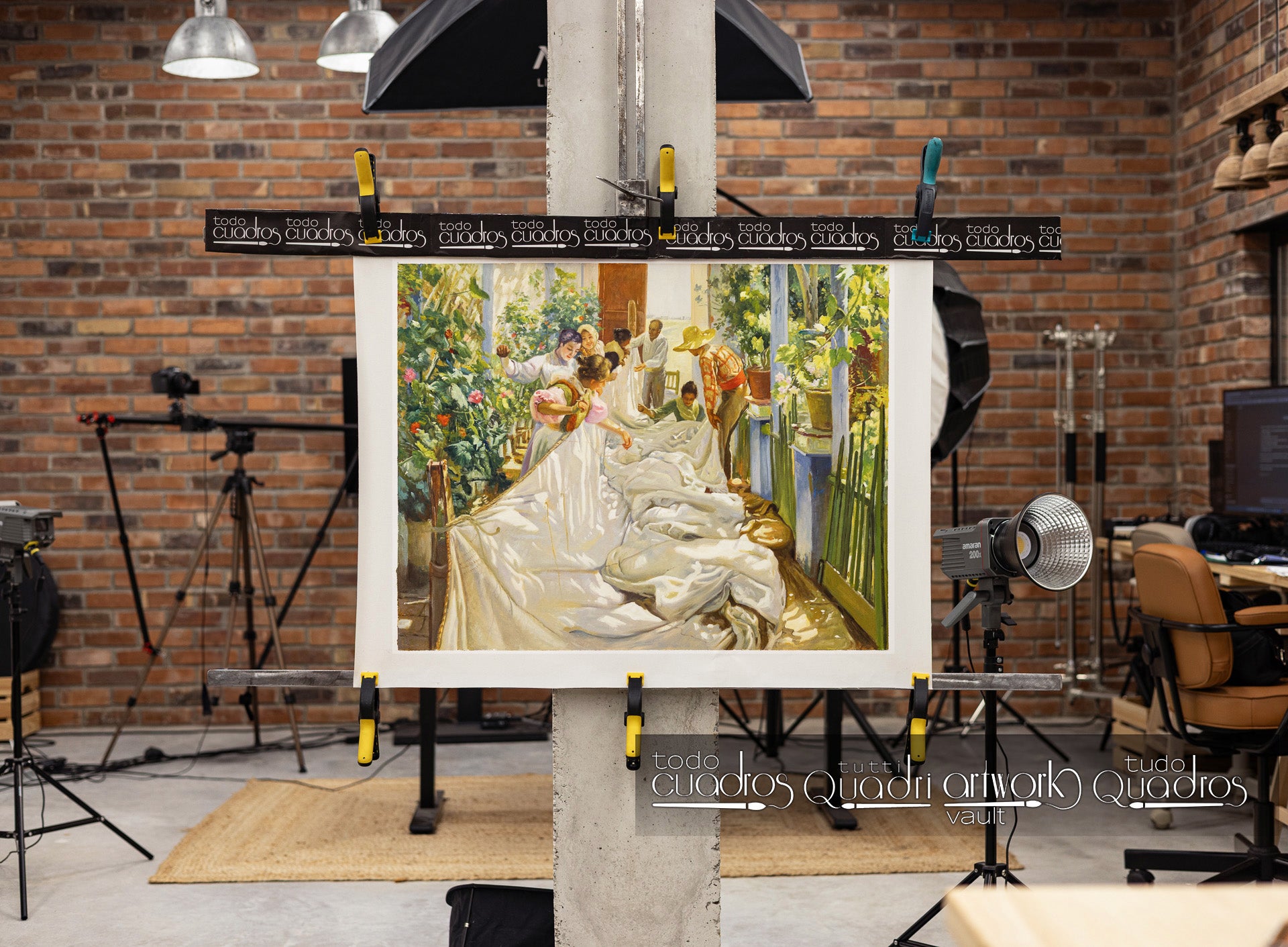 Cousant la voile, Sorolla