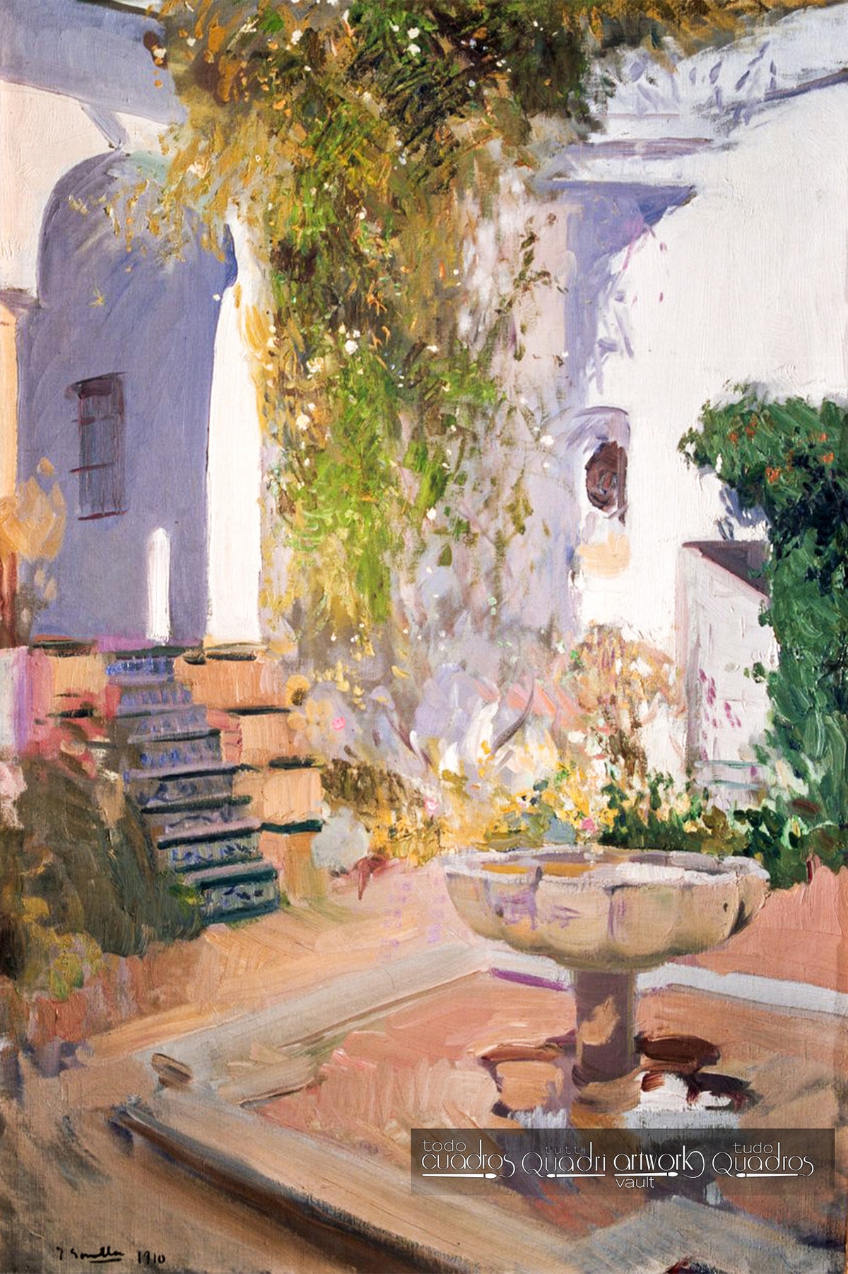 Grotte de jardin, Alcazar de Séville, Sorolla