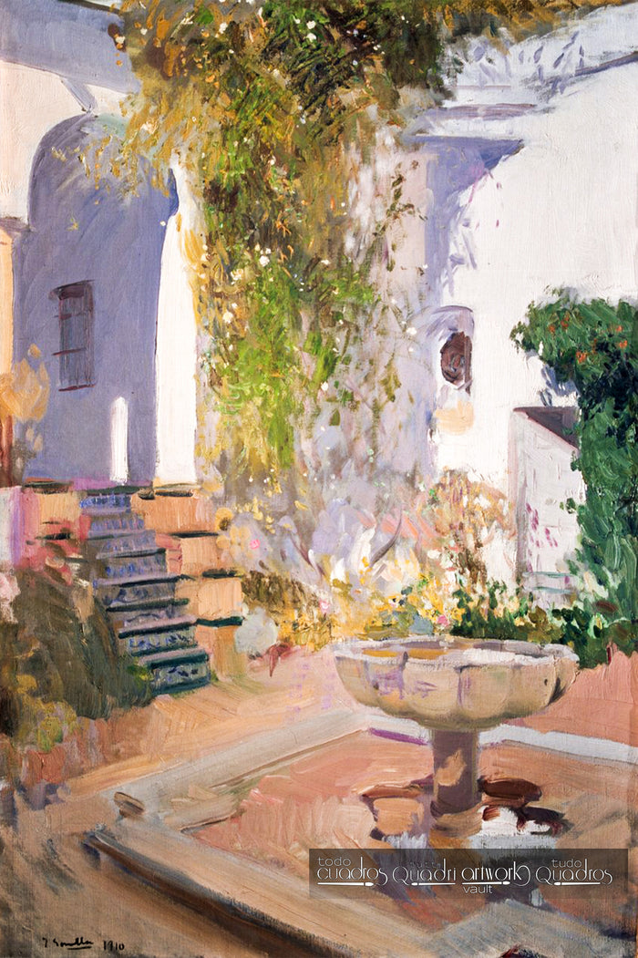 Grotte de jardin, Alcazar de Séville, Sorolla