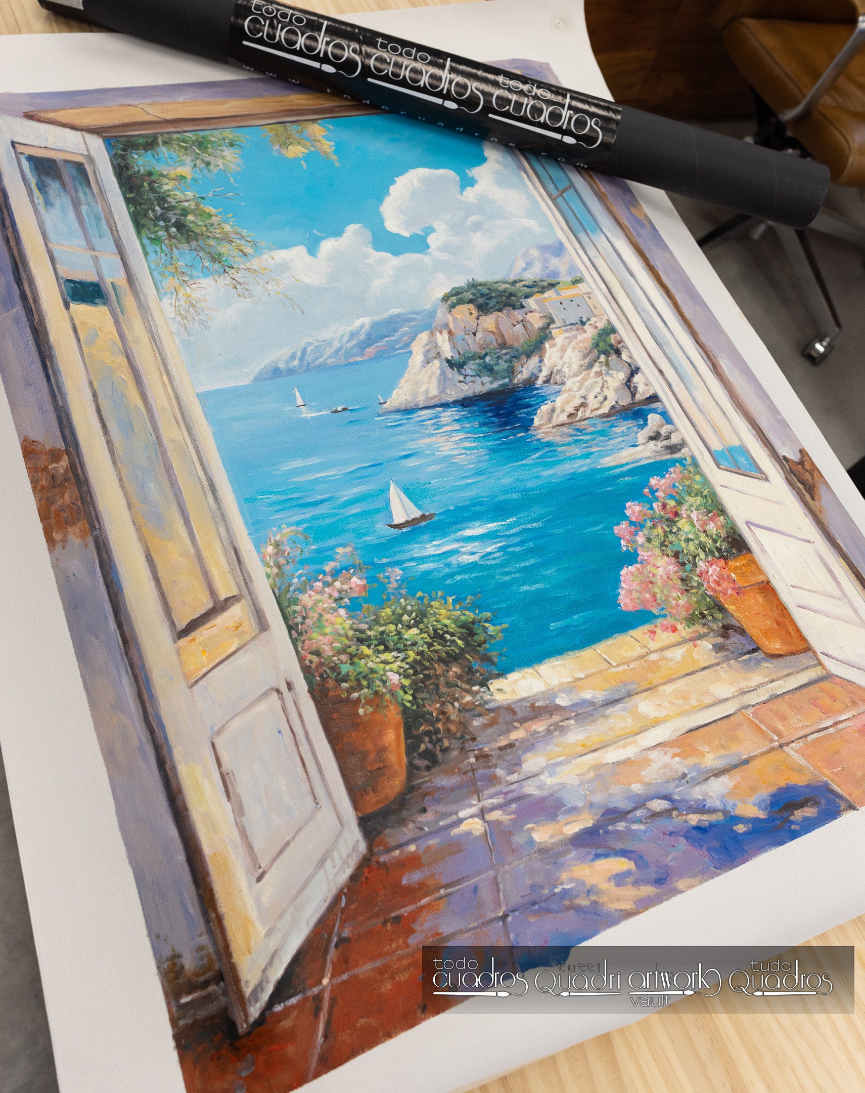 Porte sur la Méditerranée, style Sorolla