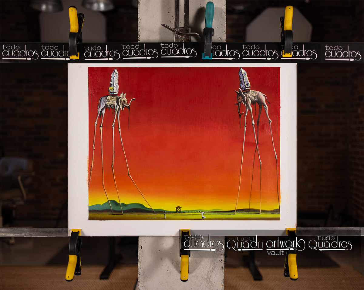 Les Éléphants, Dalí