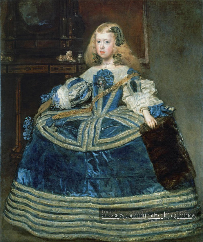 L'Infante Marguerite en bleu, Vélasquez