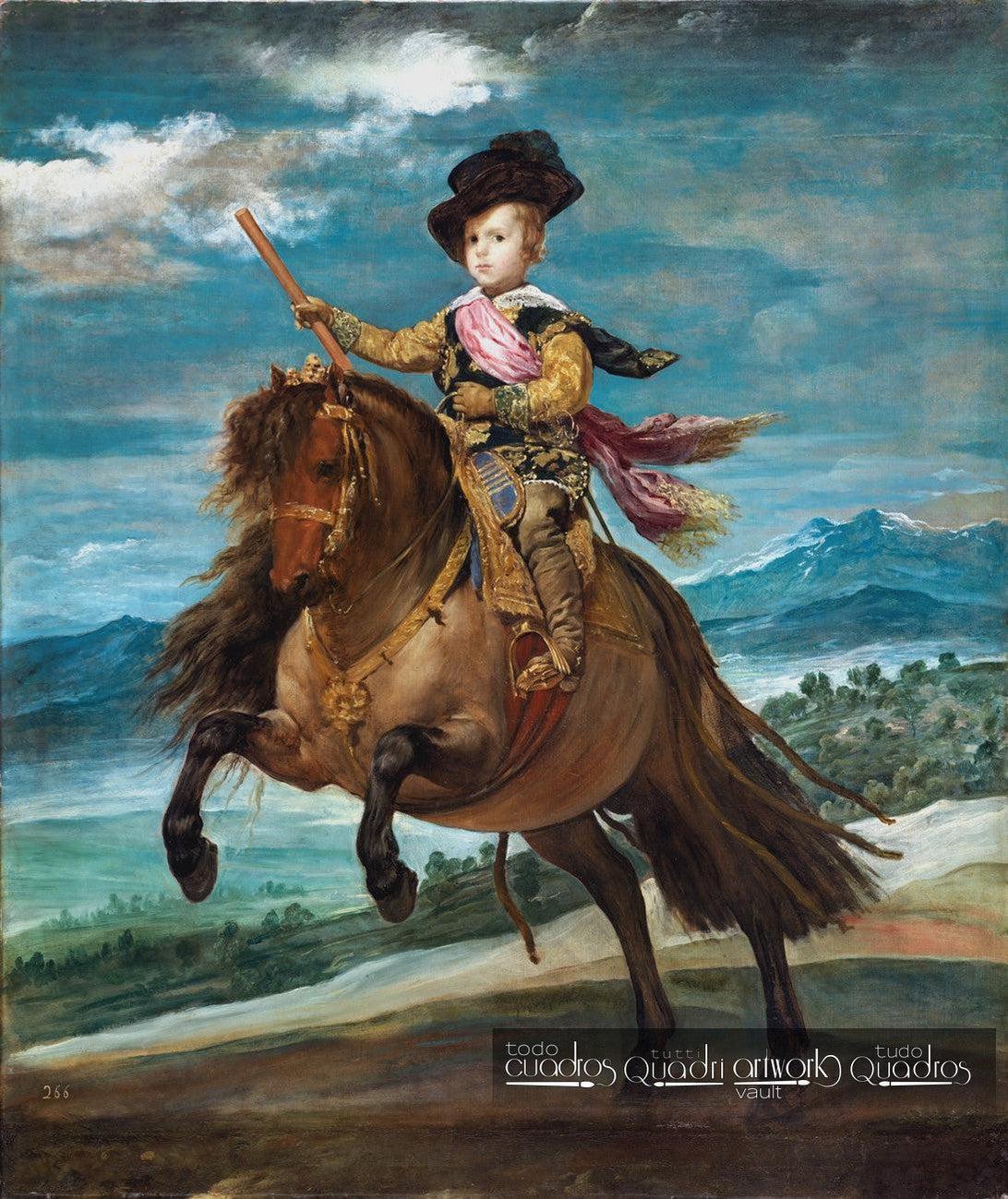 Le Prince Balthazar Carlos à cheval, Vélasquez