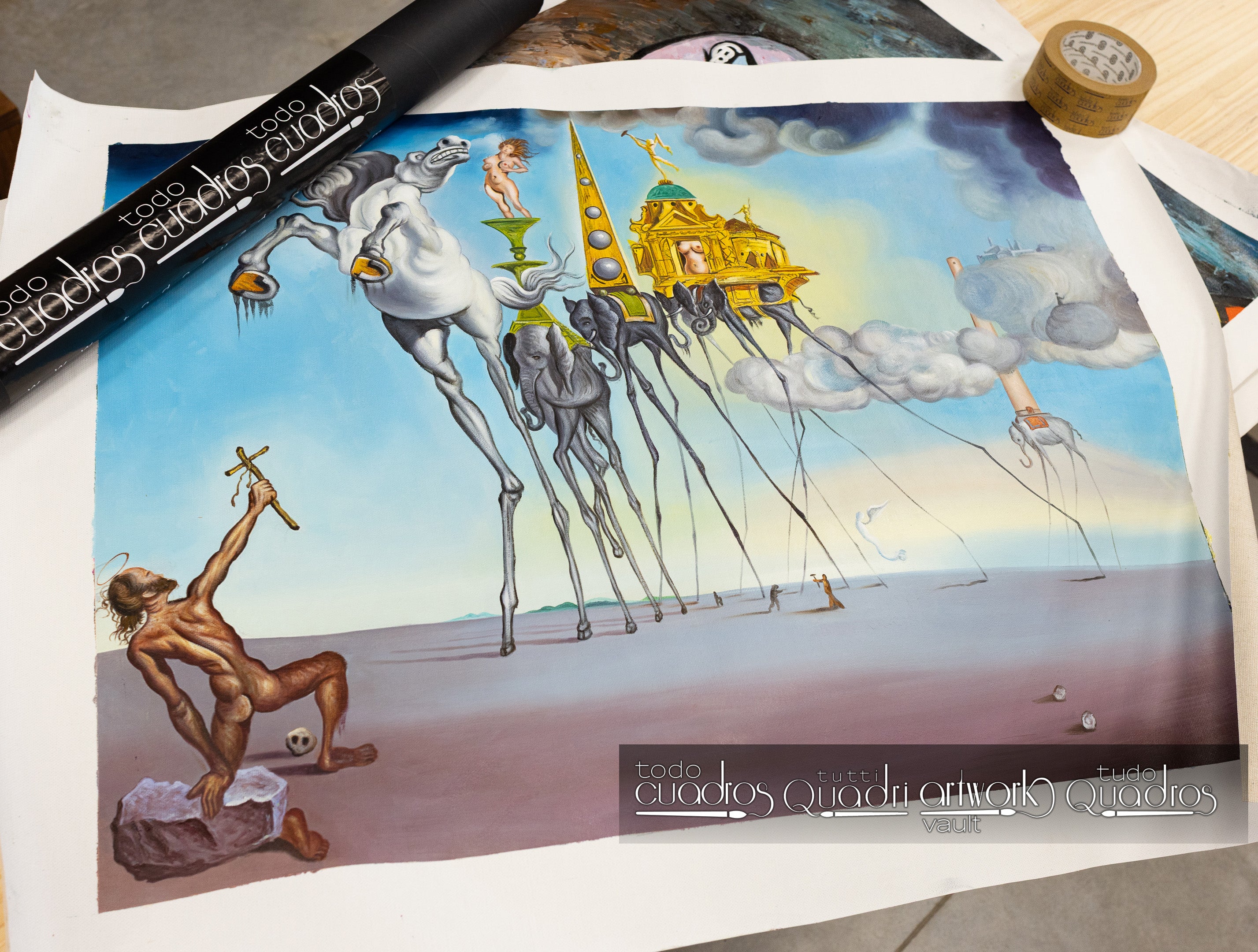 La Tentation de saint Antoine, Dalí