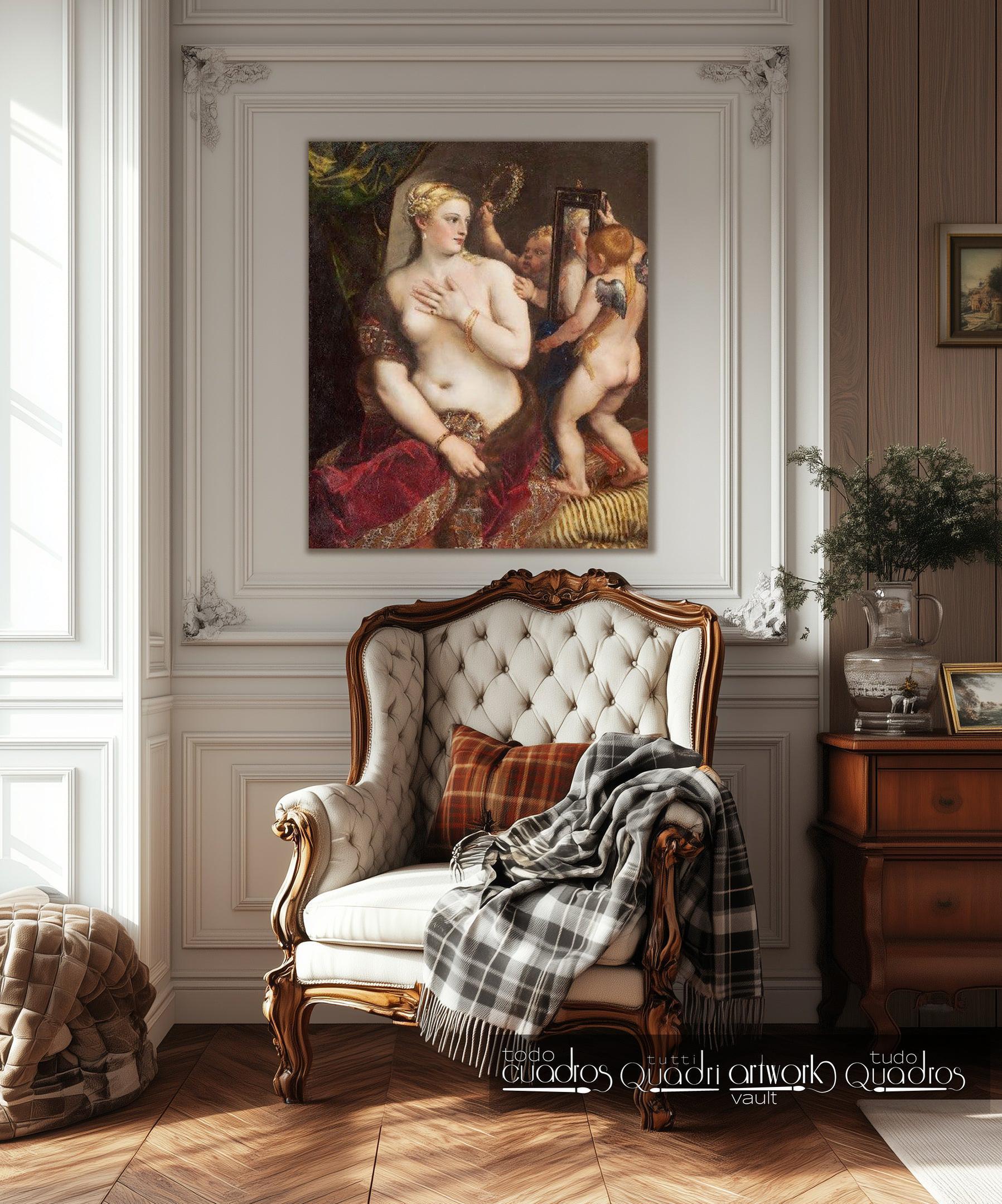 Vénus au miroir, Titien