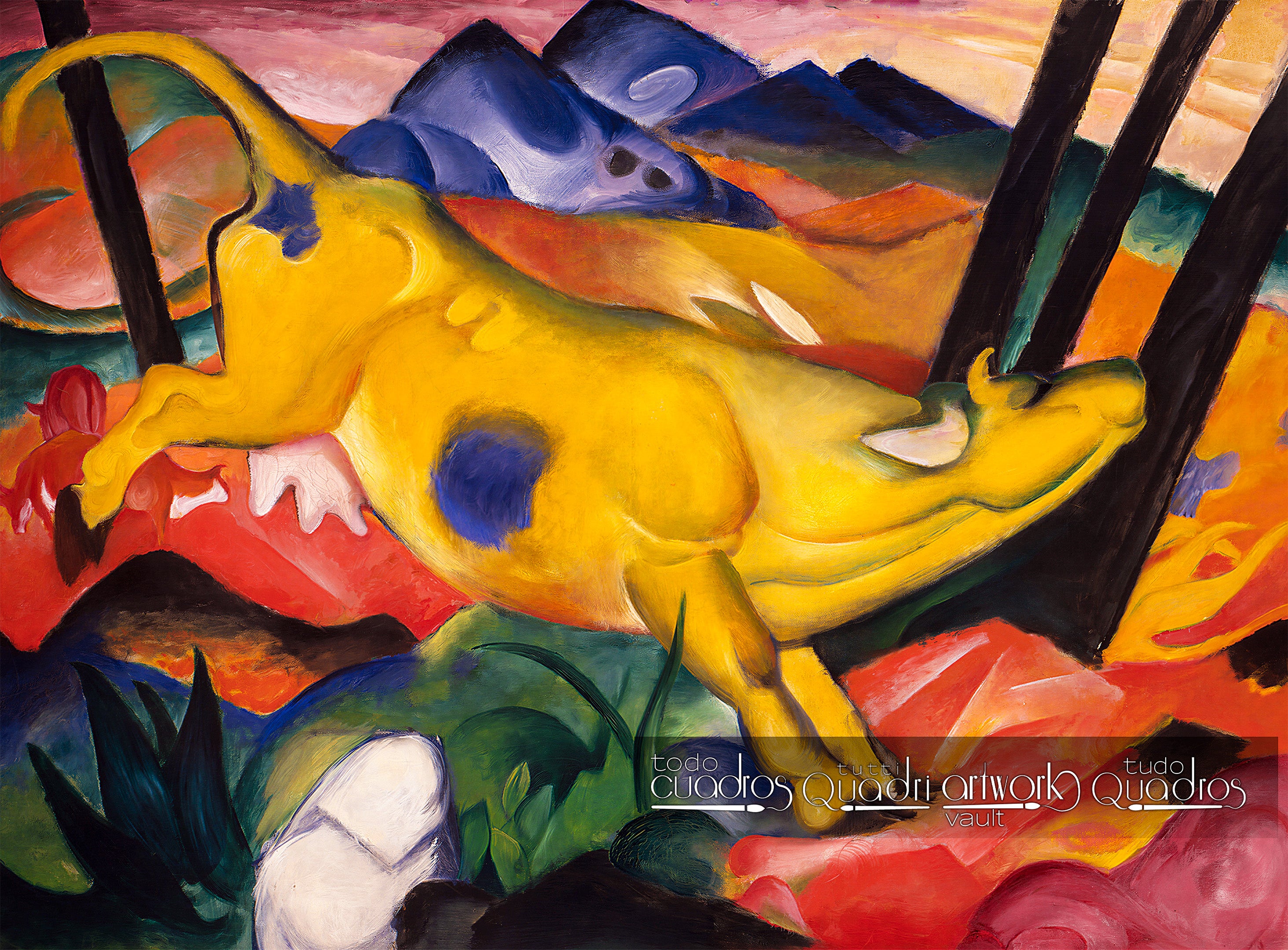 La Vache jaune, Franz Marc