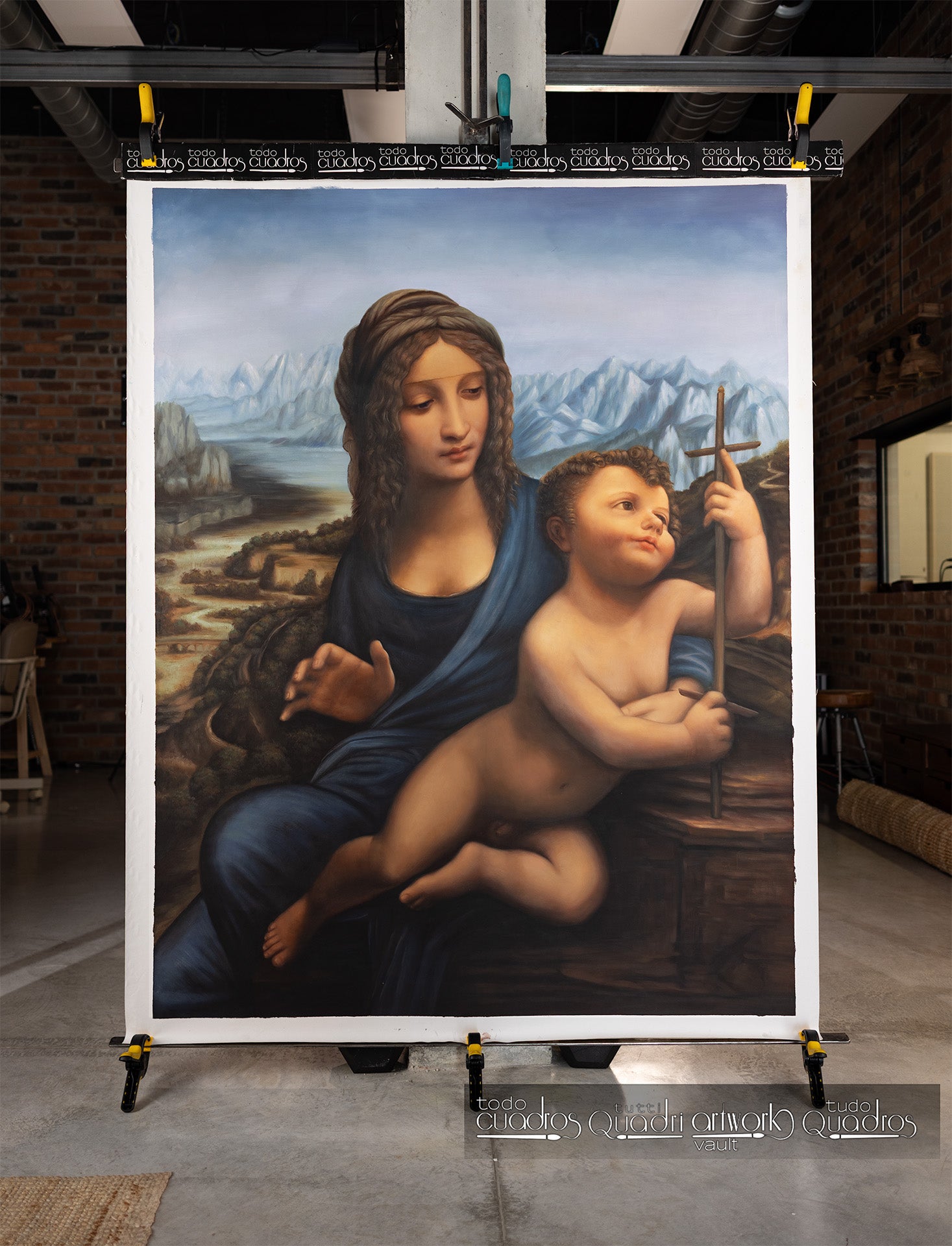 La Madone aux fuseaux, Léonard de Vinci