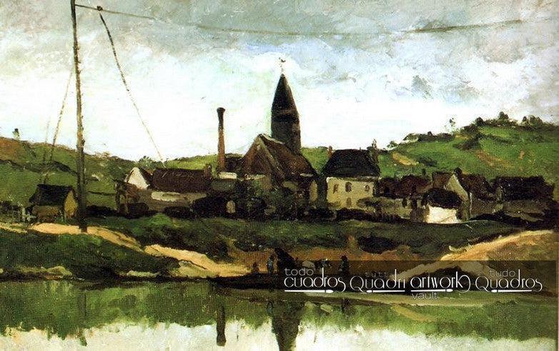 Vue de Bonnières, Cézanne