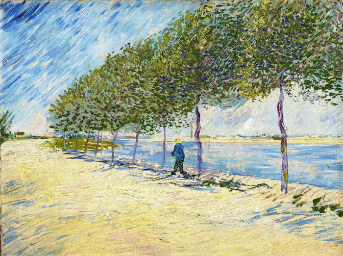 Promenade au bord de la Seine, Van Gogh