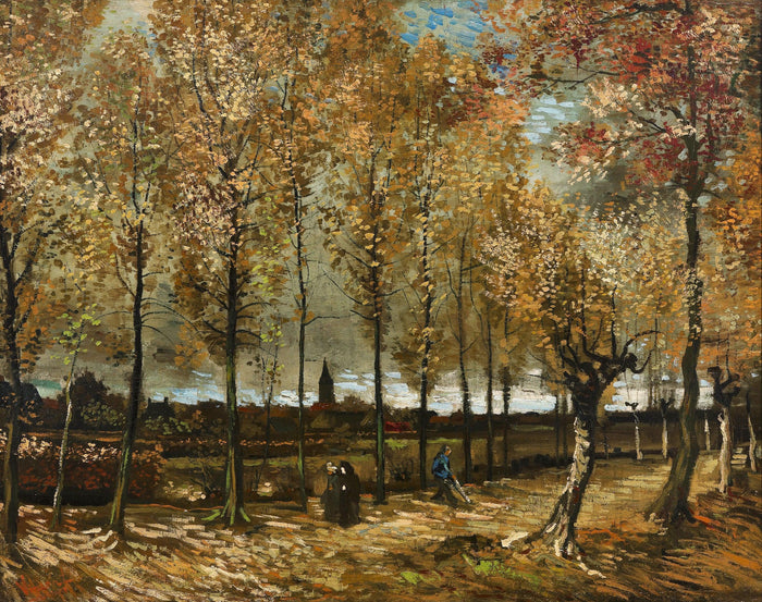 Peupliers à Nuenen, Van Gogh