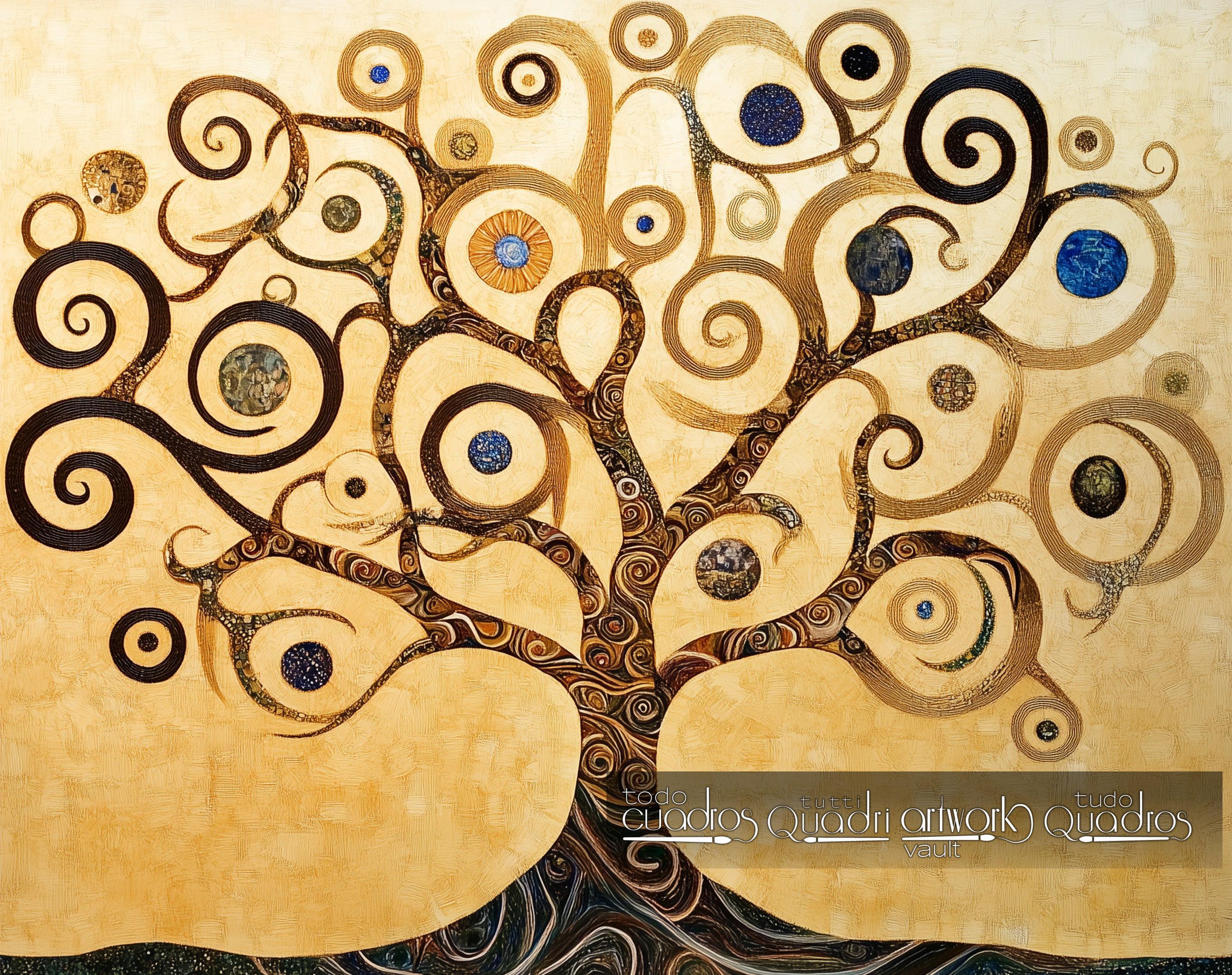 L’arbre éternel, style Klimt