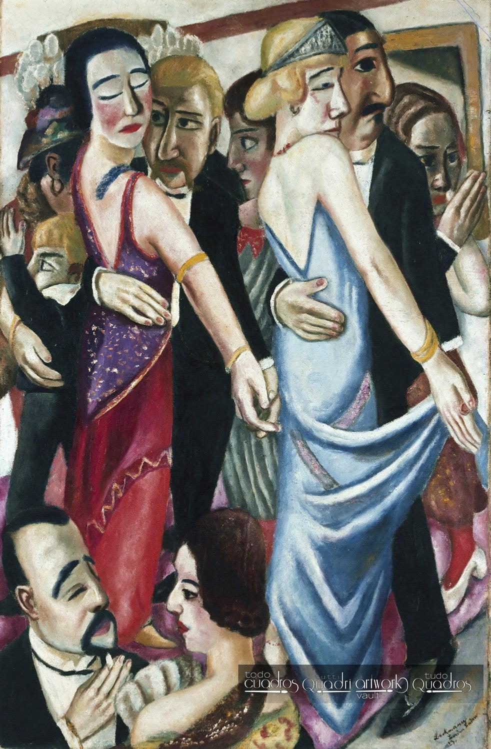 Salle de bal à Baden-Baden, Max Beckmann