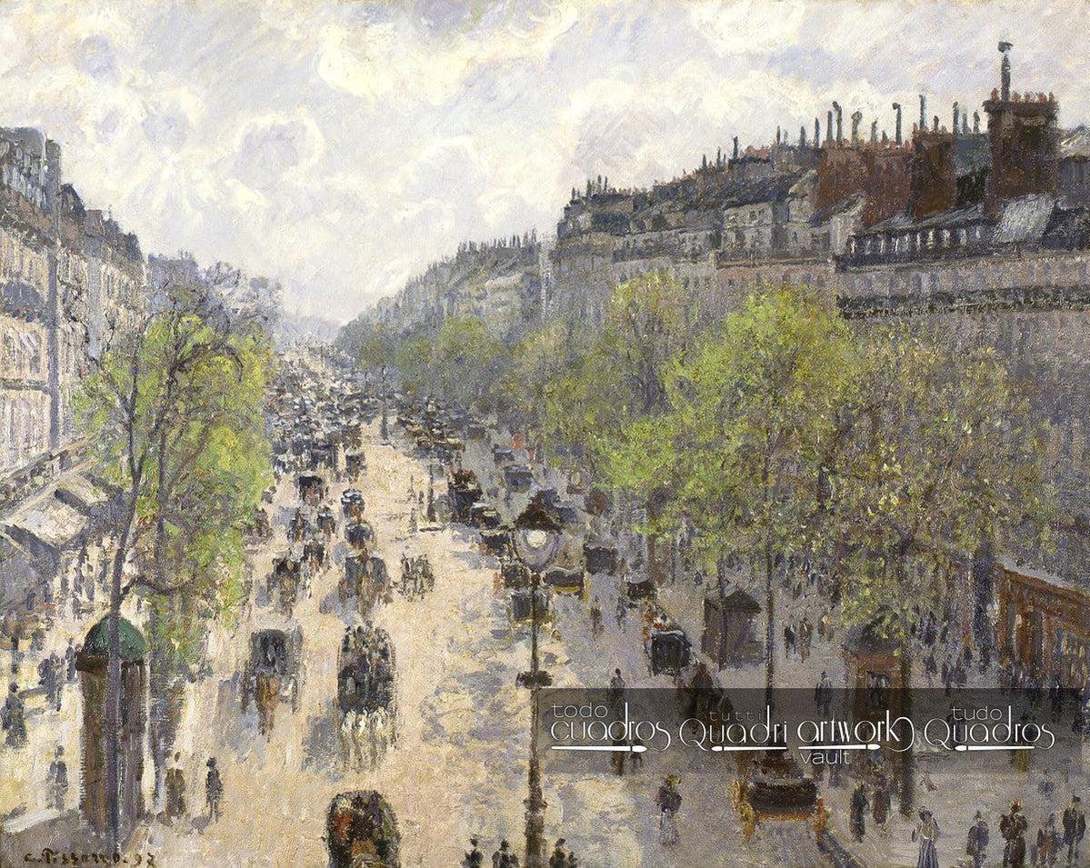 Boulevard Montmartre, printemps. Pissarro